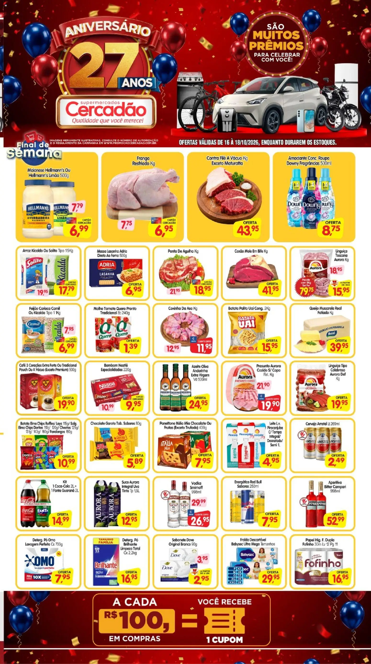 Pré-Visualização do folheto "Cercadão - Ofertas da semana" da loja Cercadão válido a partir de 16/10/2026