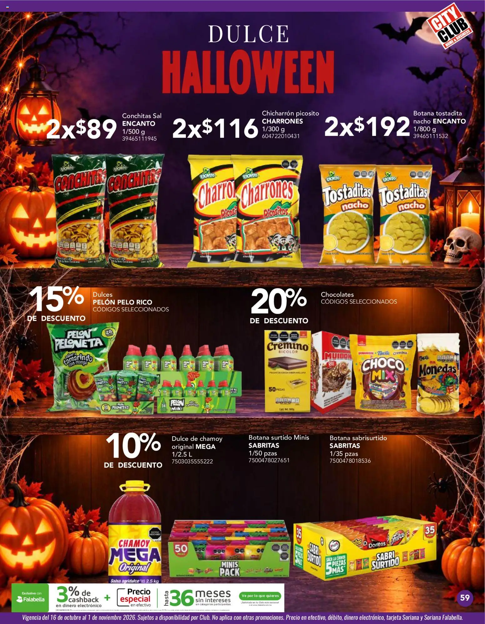 Vista previa las ofertas de la tienda City Club - City Club catálogo desde el 01/10/2026 - Mango, Dulces, Dulce, Sala, Sal