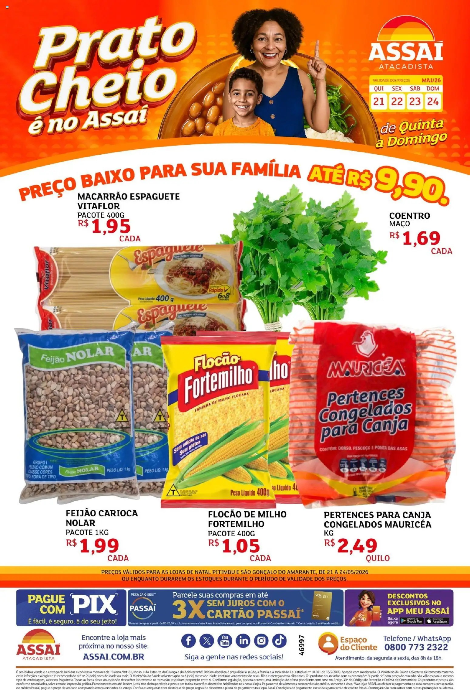 Pré-Visualização do folheto "Assaí Atacadista ofertas - RN" da loja Assaí Atacadista válido a partir de 25/06/2026