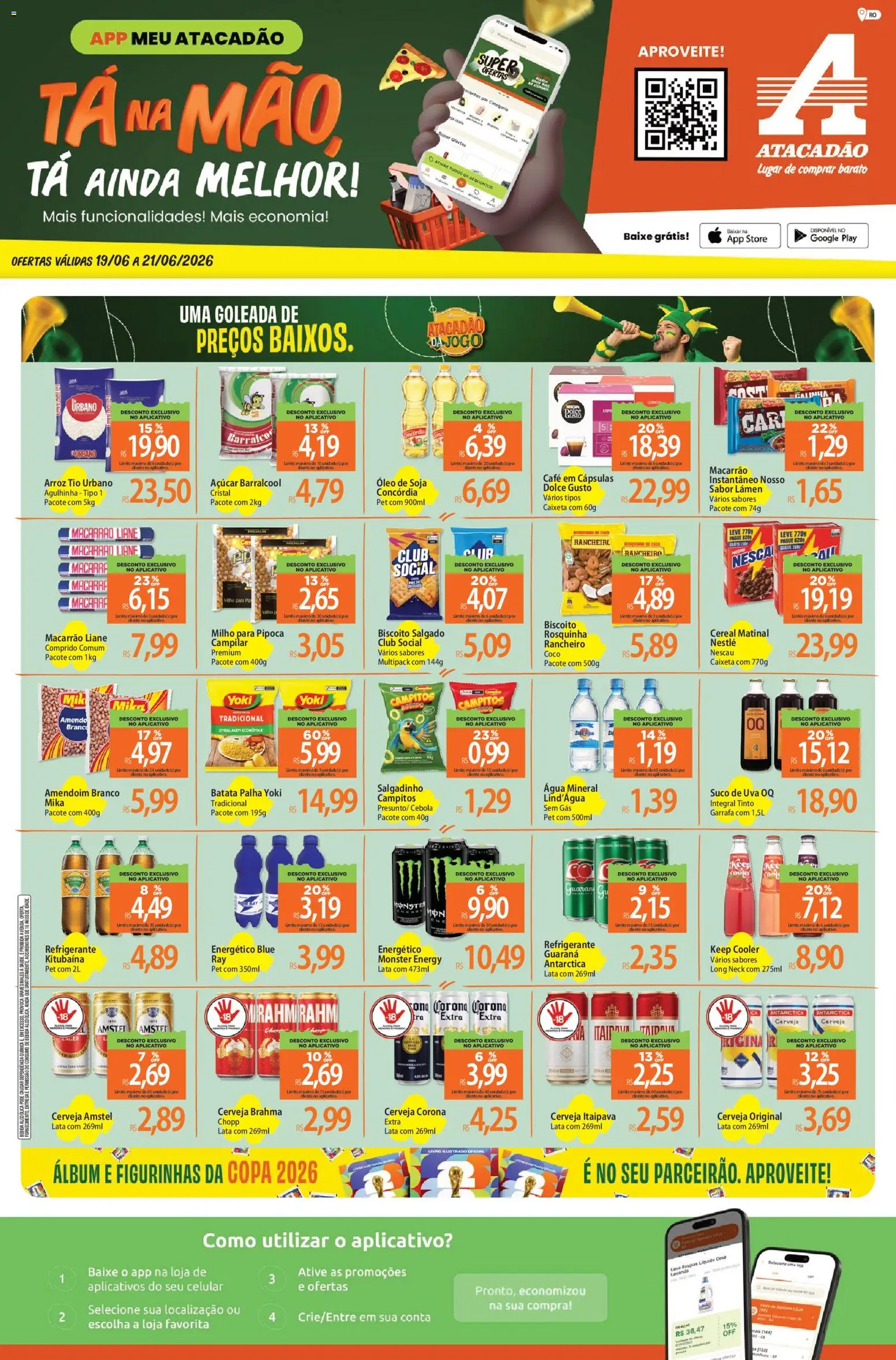 Pré-Visualização do folheto "Atacadão ofertas - RO" da loja Atacadão válido a partir de 19/06/2026