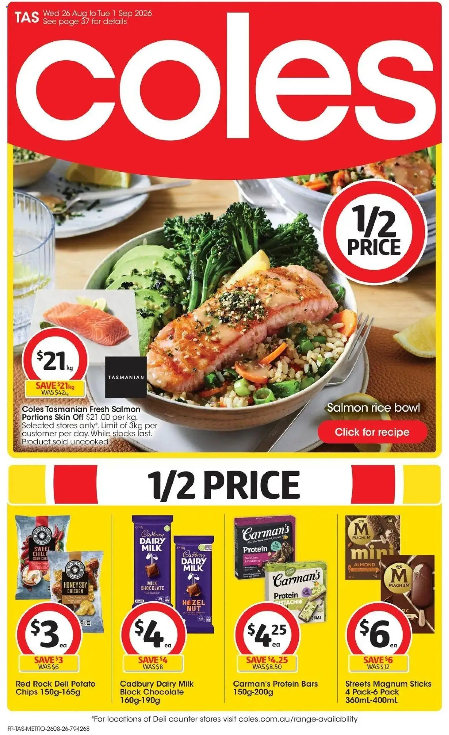 Preview of catalogue Coles Catalogue TAS from shop Coles valid 26/08/2026