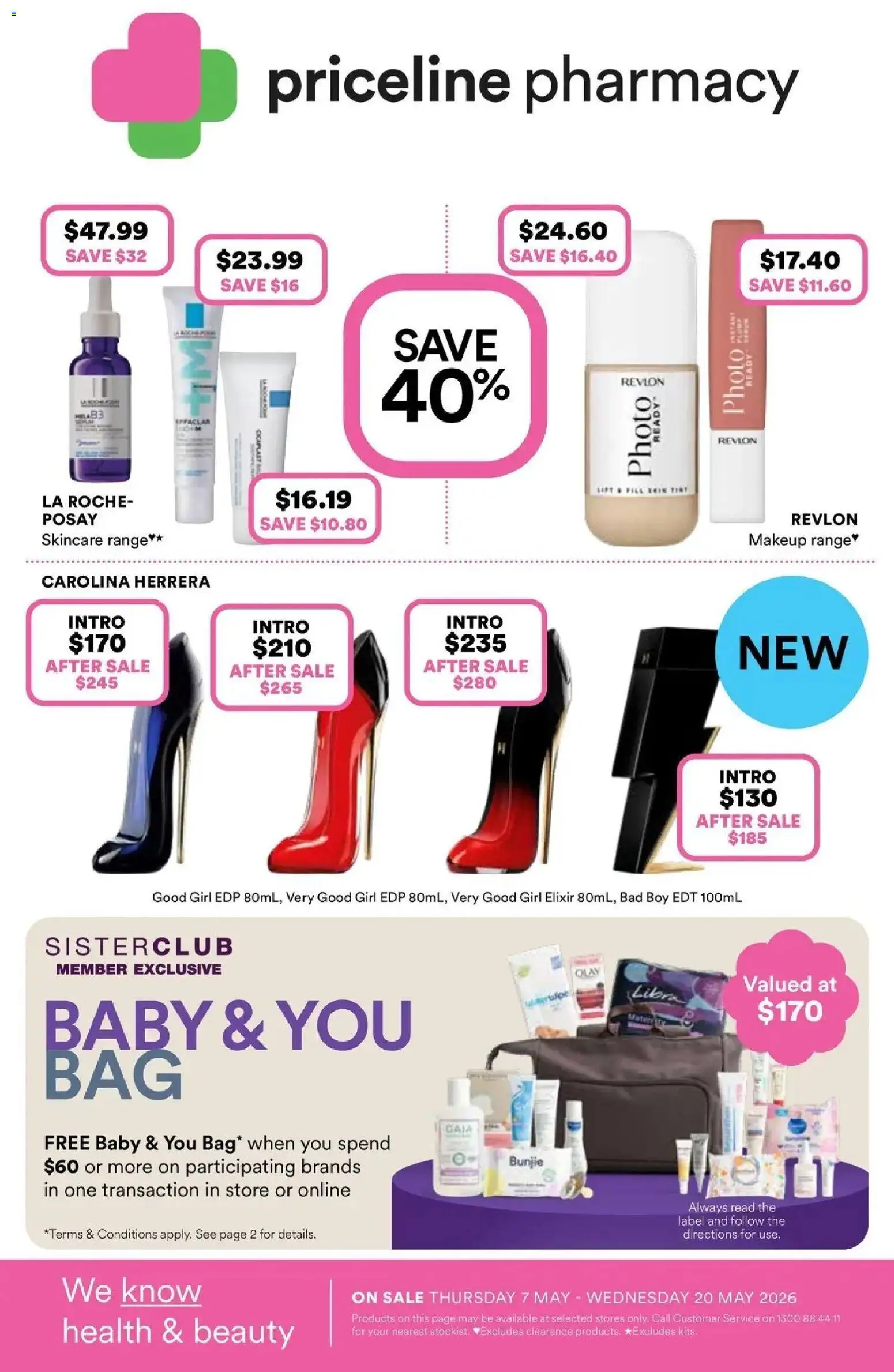 Preview of catalogue Priceline Pharmacy catalogue Pialba from shop Priceline Pharmacy valid 06/05/2026 - Makeup