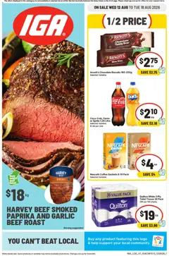 Preview of catalogue IGA catalogue WA from shop IGA valid 12/08/2026