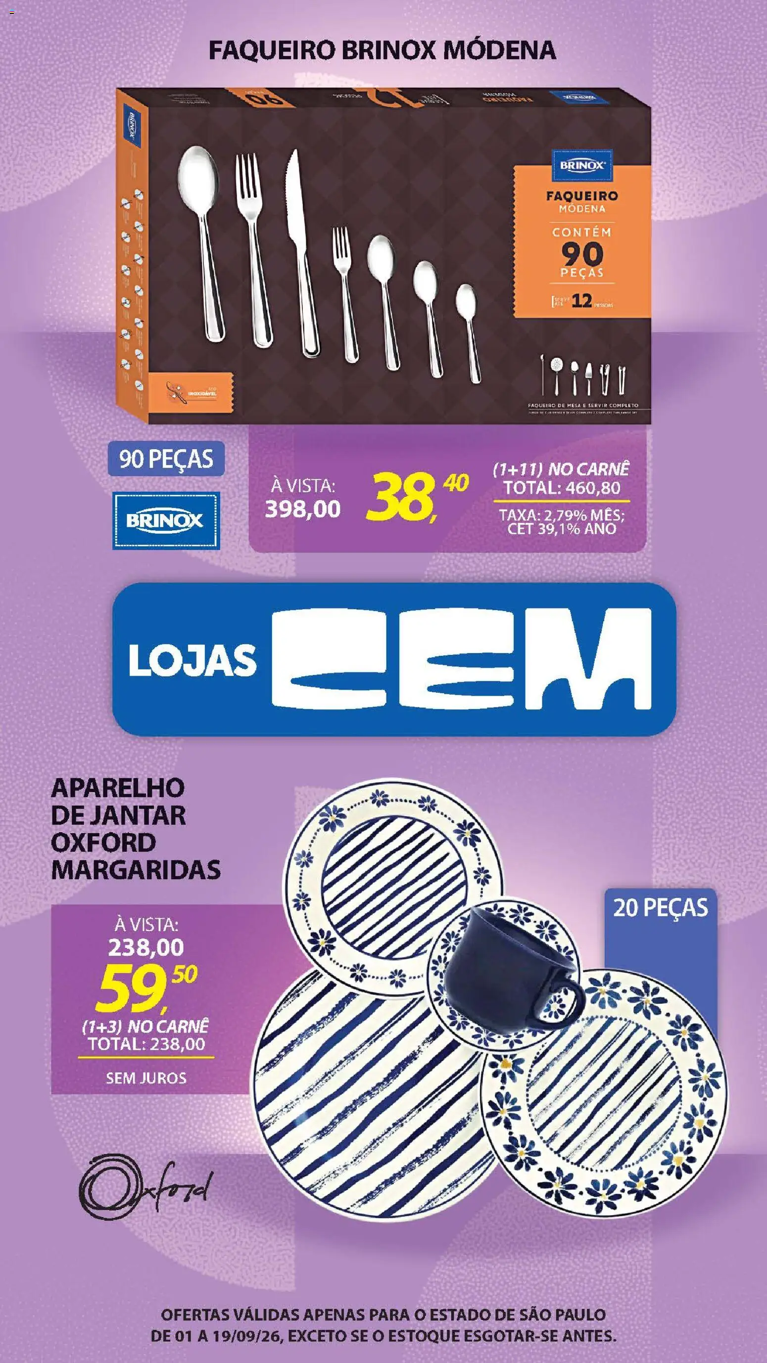 Ofertas Lojas Cem até 19/09/2026. - Página 99