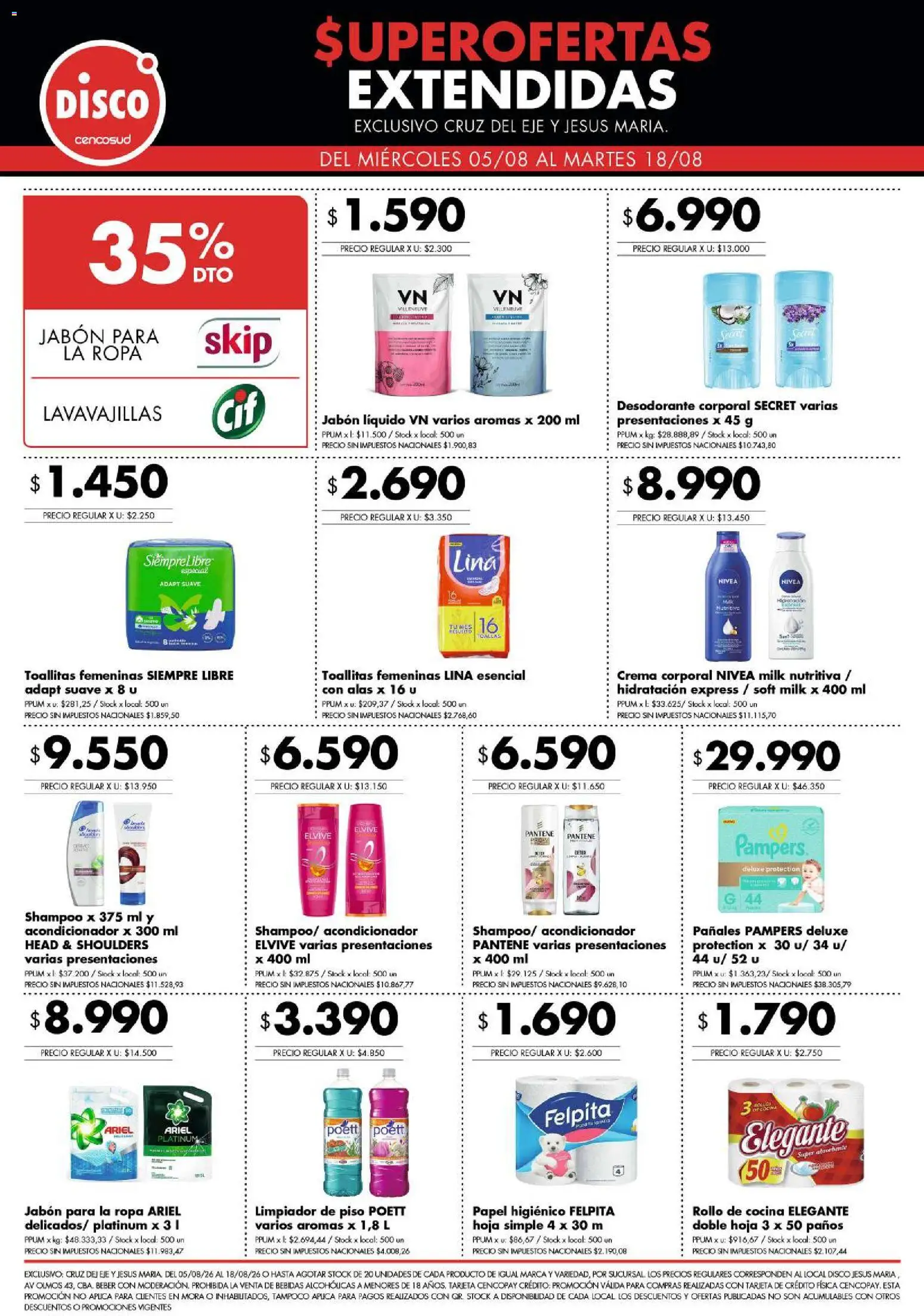 Vista previa del folleto de la tienda Disco válido desde el 05/08/2026 