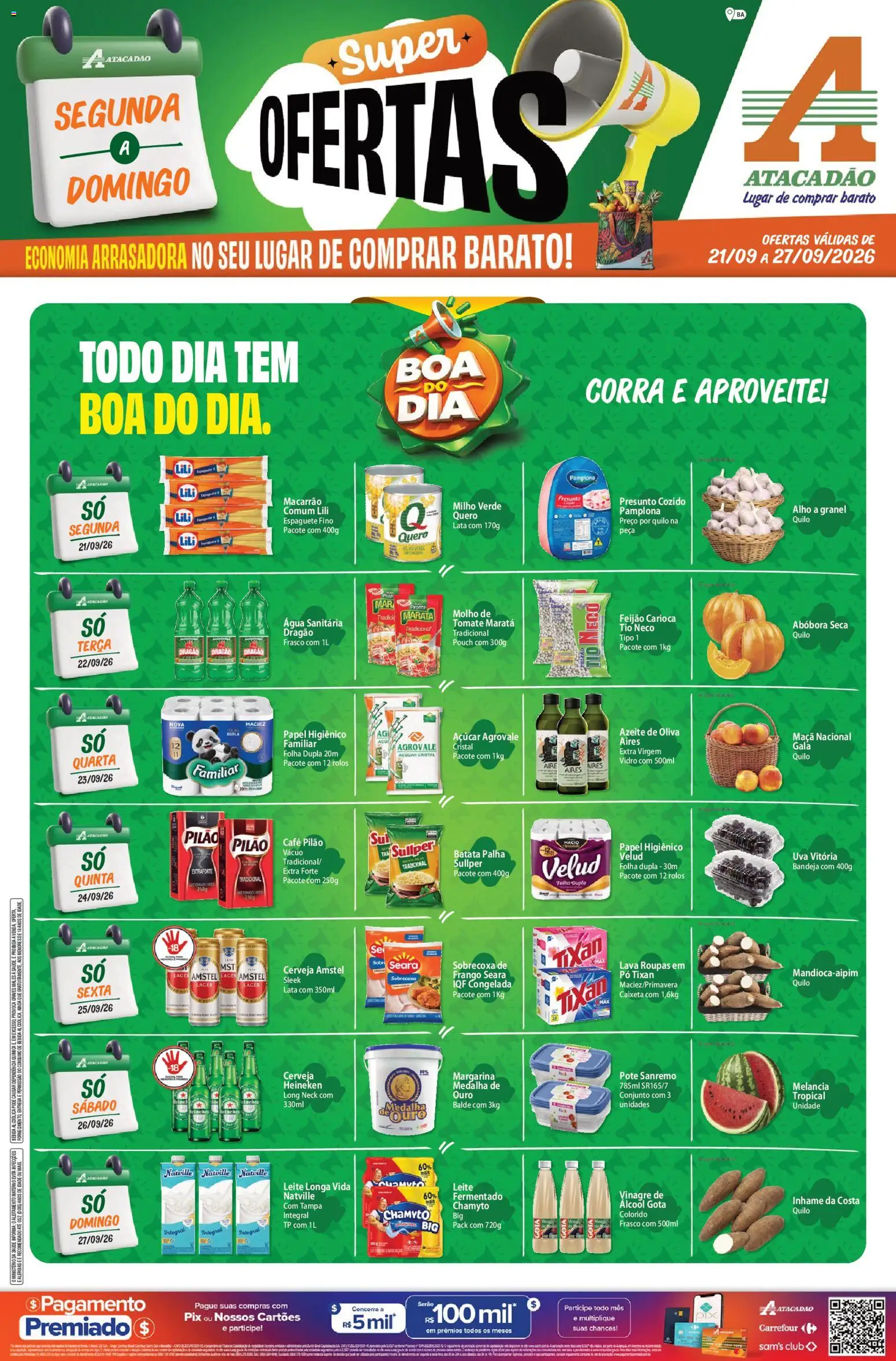 Pré-Visualização do folheto "Atacadão ofertas - BA" da loja Atacadão válido a partir de 21/09/2026