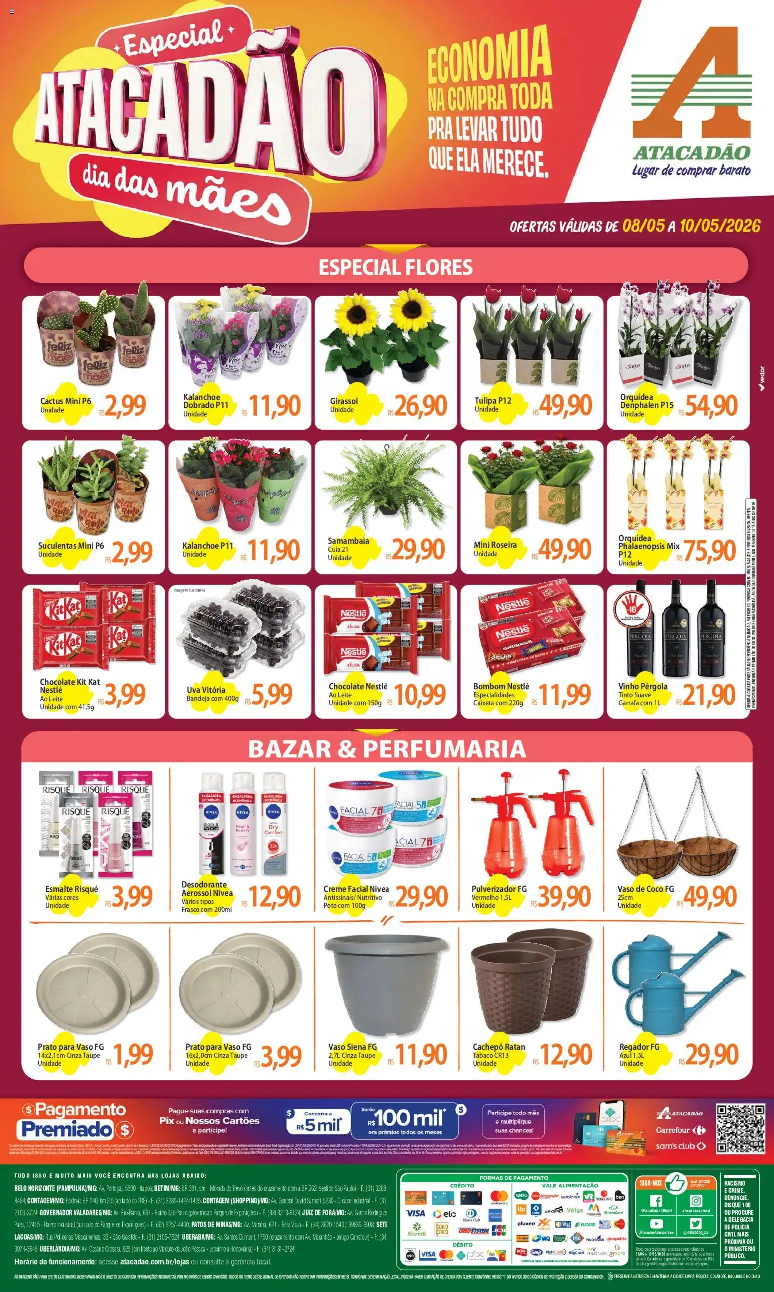 Pré-Visualização do folheto "Atacadão ofertas - MG" da loja Atacadão válido a partir de 08/05/2026