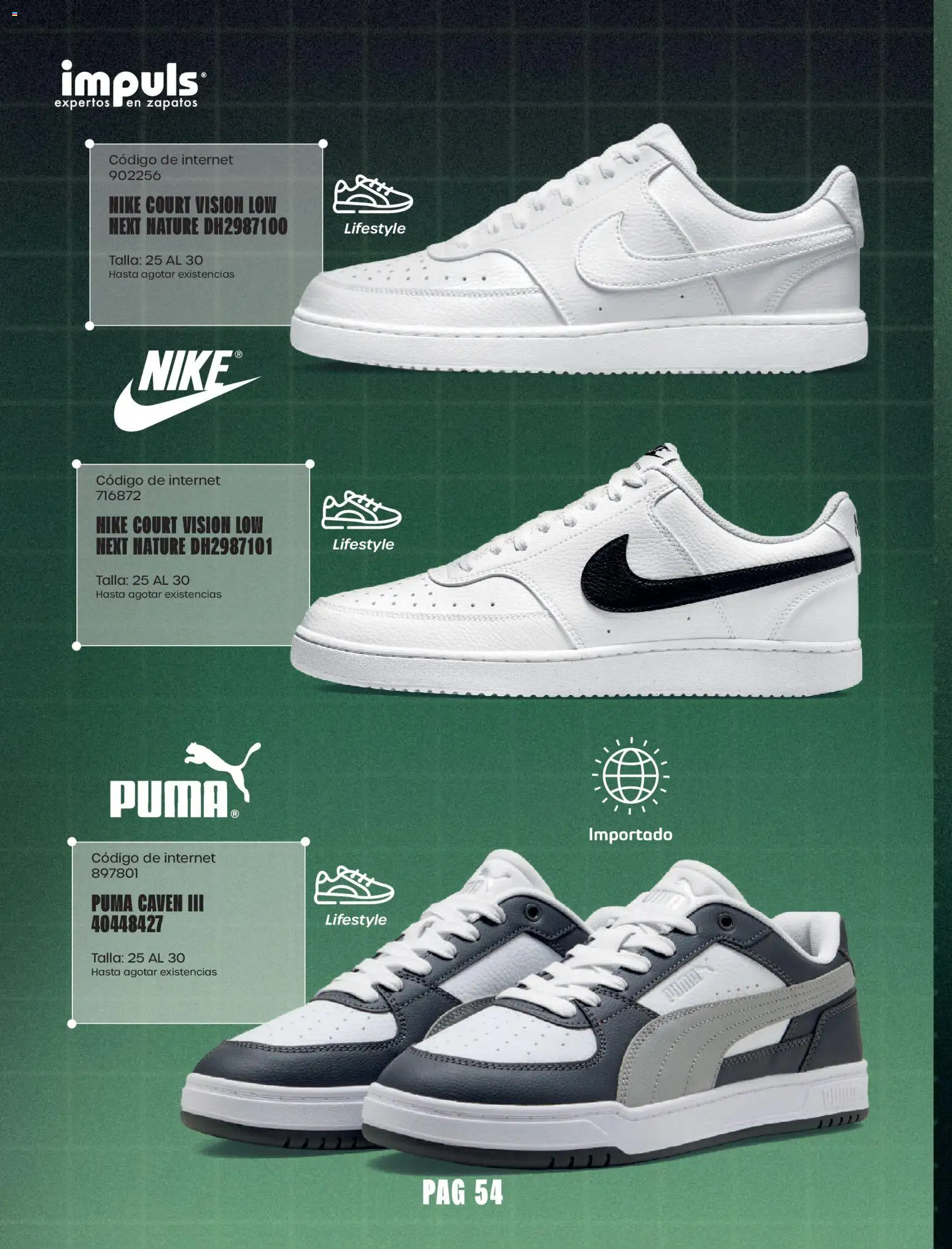 Vista previa las ofertas de la tienda Impuls - Impuls catálogo Urban Sport desde el 01/09/2026 - Zapatos