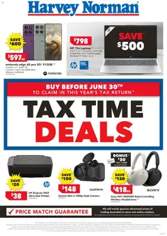 Preview of catalogue Harvey Norman Tax Time Deals from shop Harvey Norman valid 19/06/2026