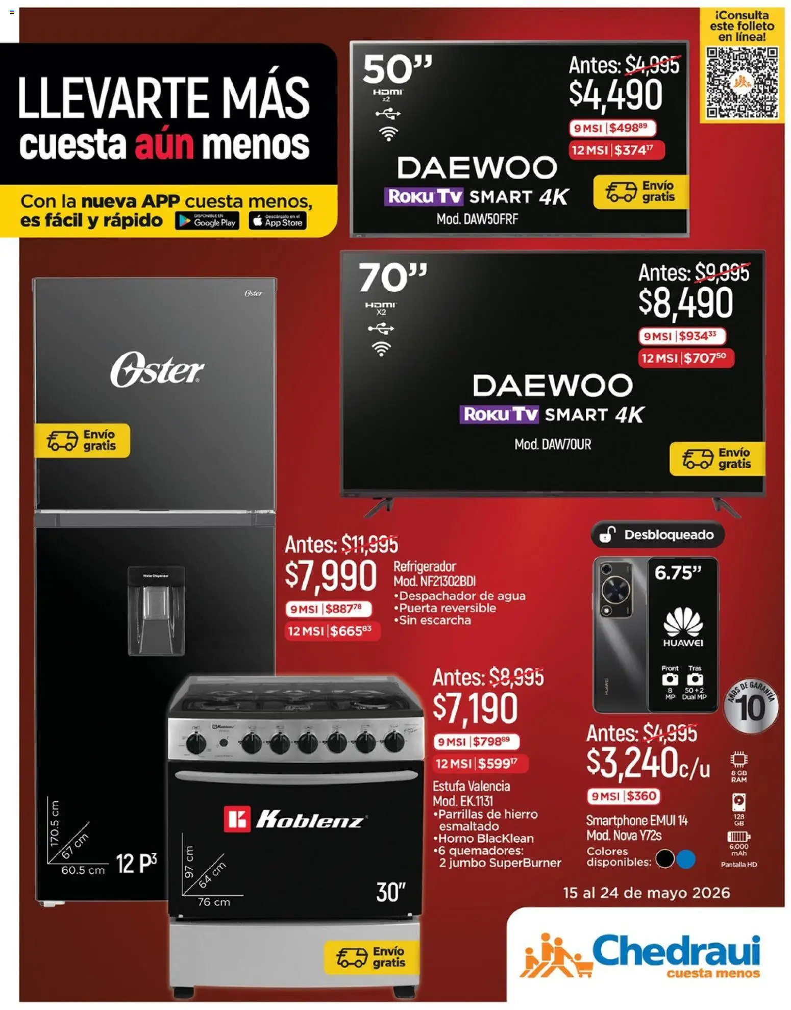 Vista previa las ofertas de la tienda Chedraui - Chedraui folleto Descuentos desde el 15/05/2026 