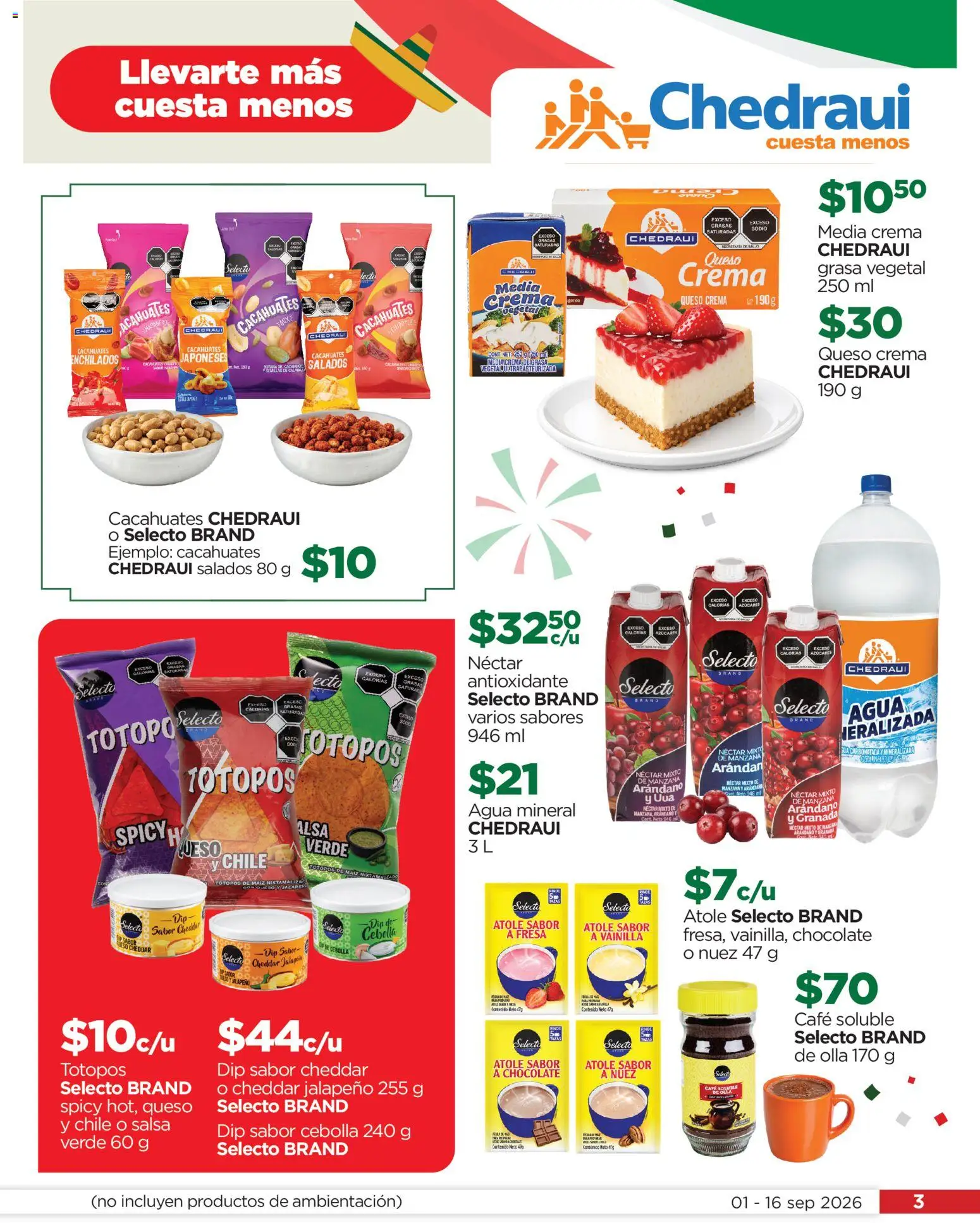 Vista previa las ofertas de la tienda Chedraui - Chedraui folleto desde el 01/09/2026 
