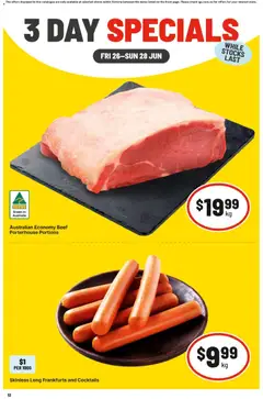 Preview of catalogue IGA -3 Day Specials - VIC from shop IGA valid 26/06/2026