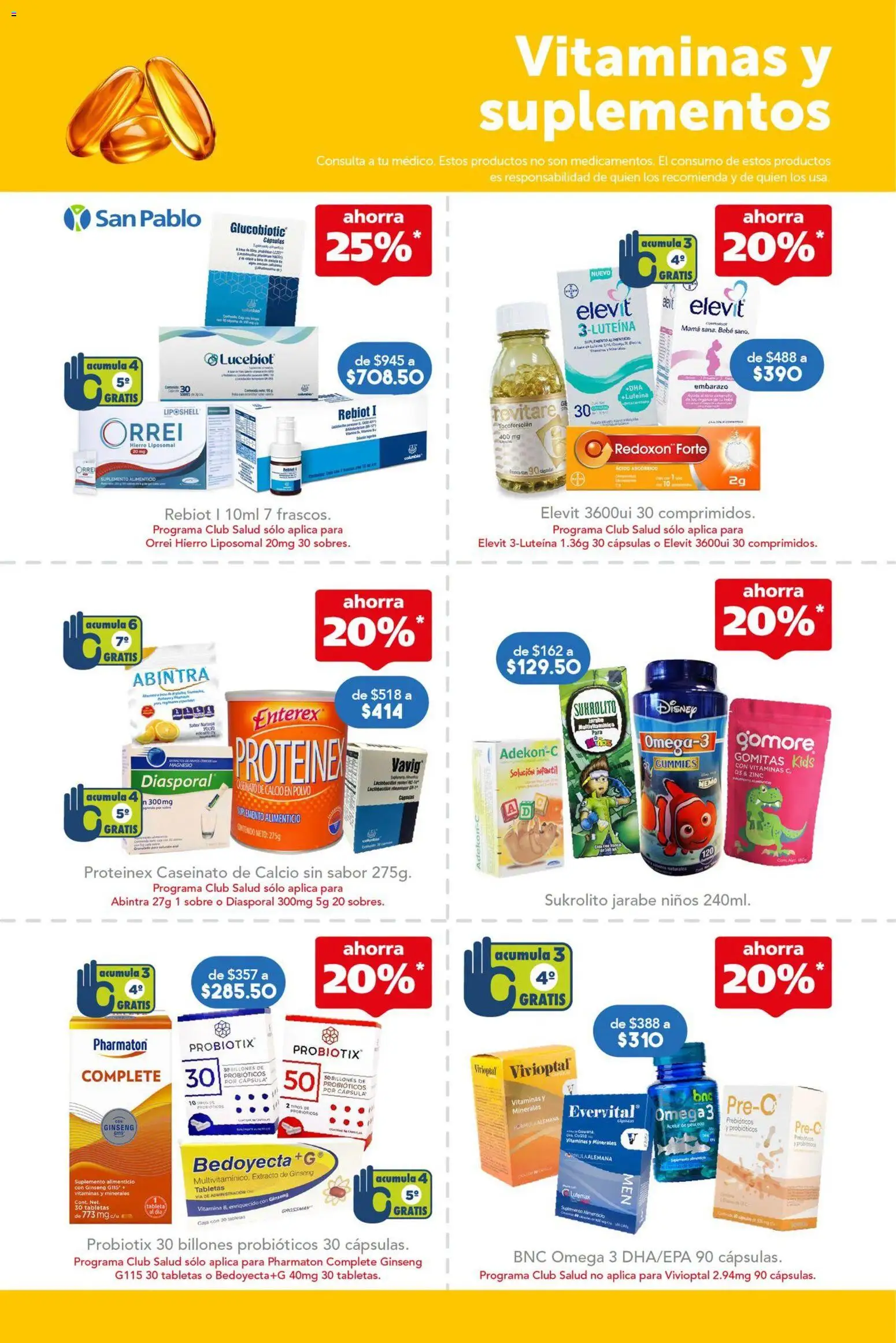 Vista previa las ofertas de la tienda Farmacia San Pablo - Farmacia San Pablo catálogo desde el 25/10/2026 