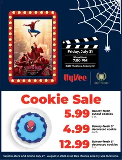 Ad Preview of HyVee HyVee Cookie Sale from 07/27/2026