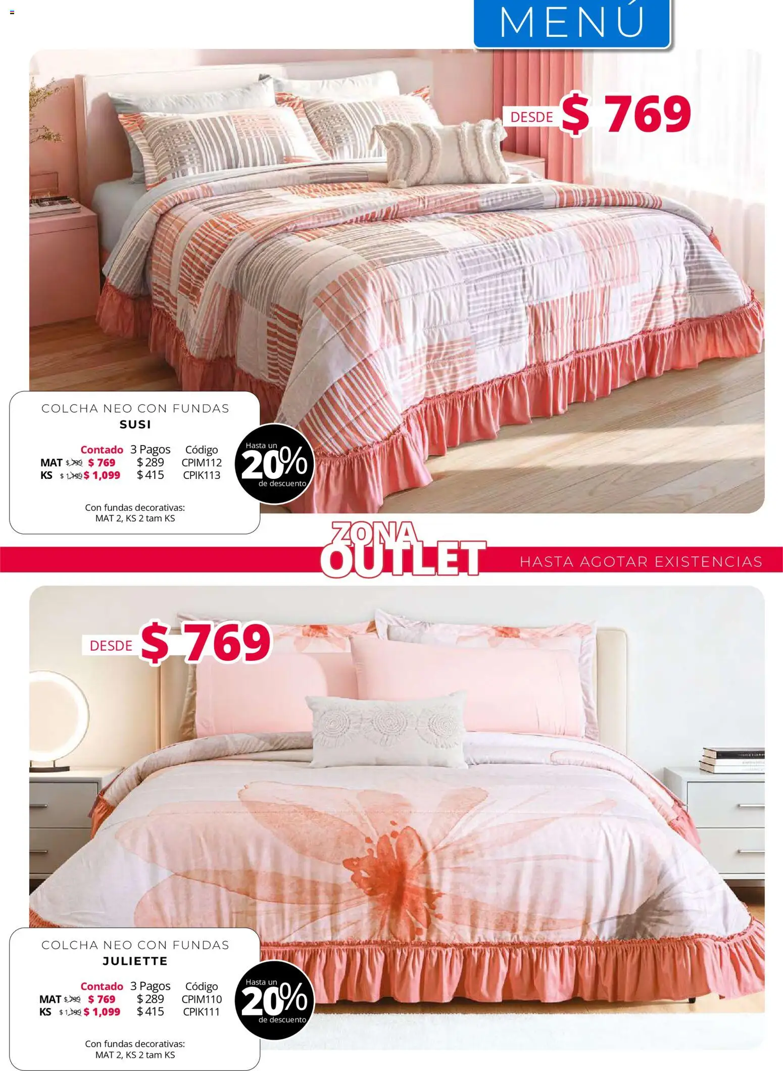 Vista previa las ofertas de la tienda Colchas Concord - Colchas Concord catálogo desde el 01/05/2026 