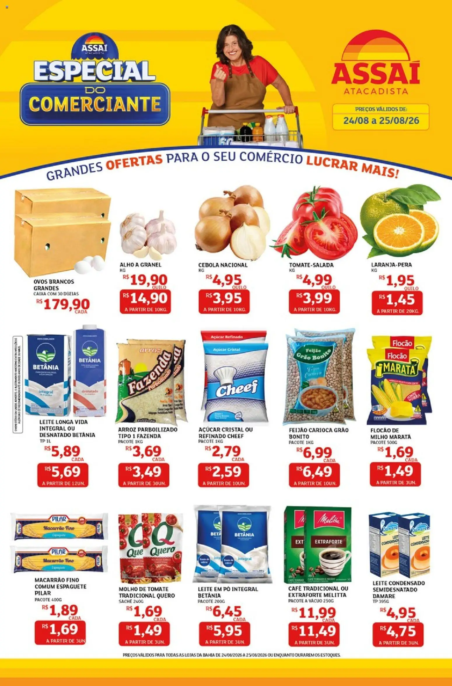 Pré-Visualização do folheto "Assaí Atacadista ofertas - BA" da loja Assaí Atacadista válido a partir de 24/08/2026