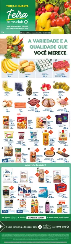 Pré-Visualização do folheto "Sam's Club - Ofertas da semana" da loja Sam's Club válido a partir de 22/09/2026