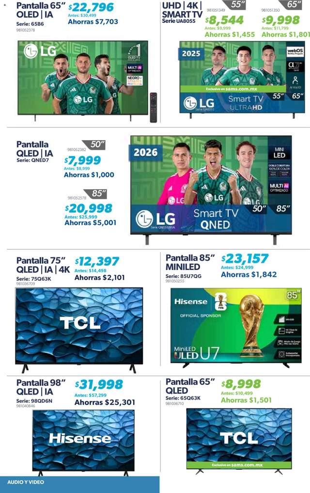 Nuevo catálogo de Sam's Club a partir del 03/07