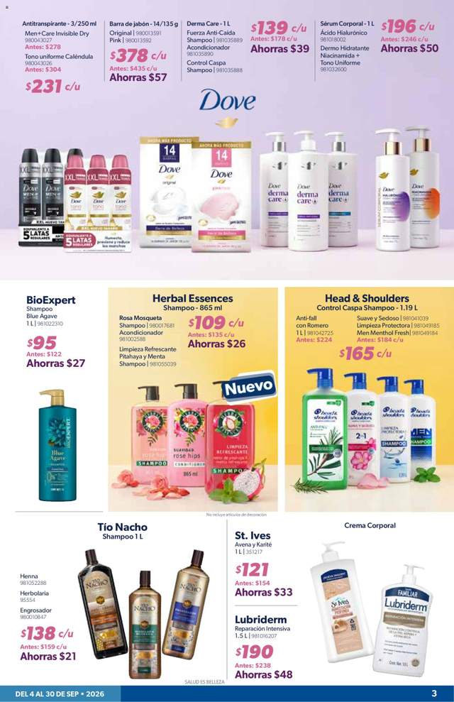 Nuevo catálogo de Sam's Club a partir del 04/09