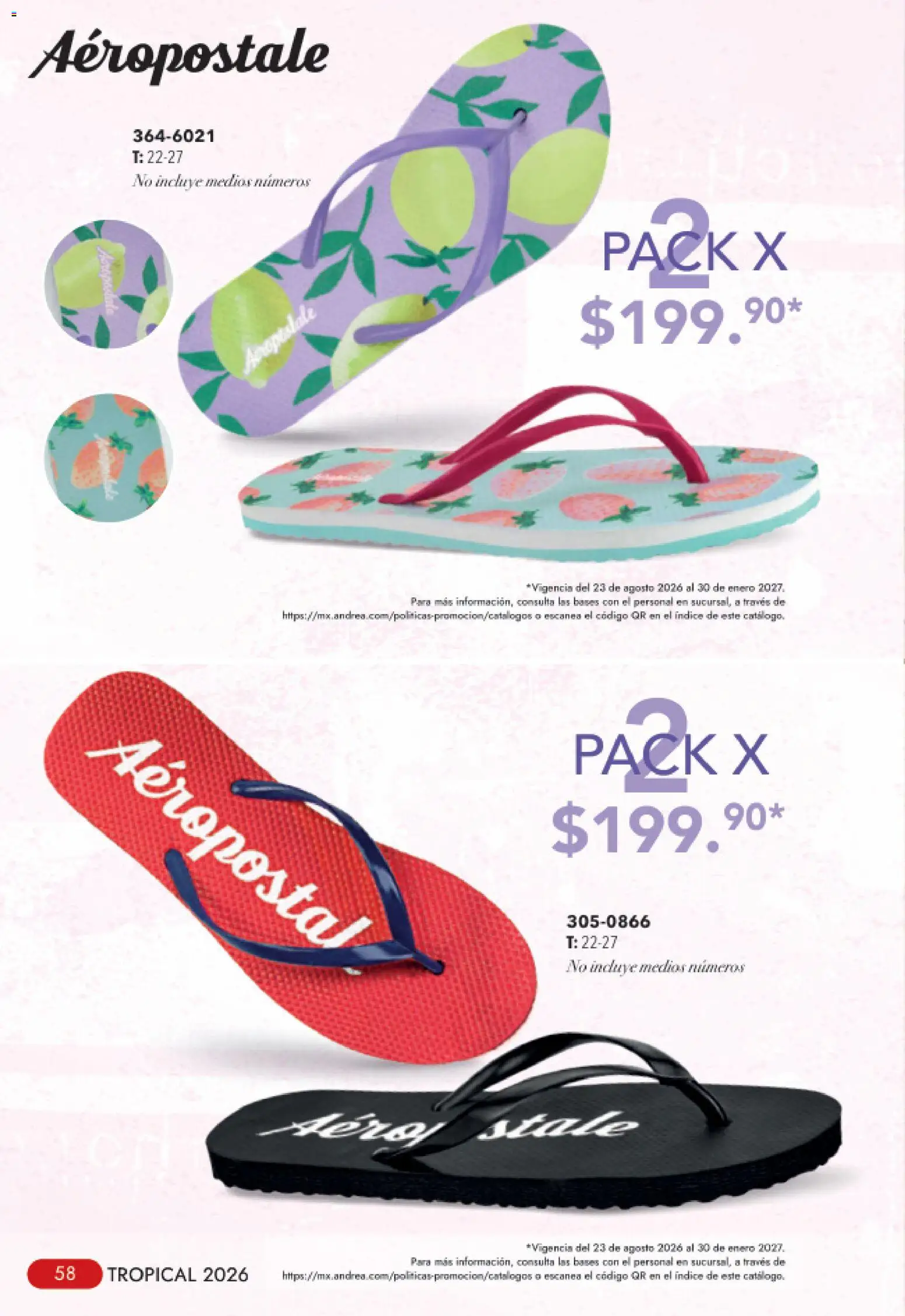 Vista previa las ofertas de la tienda Andrea - Andrea catálogo Tropical desde el 23/08/2026 