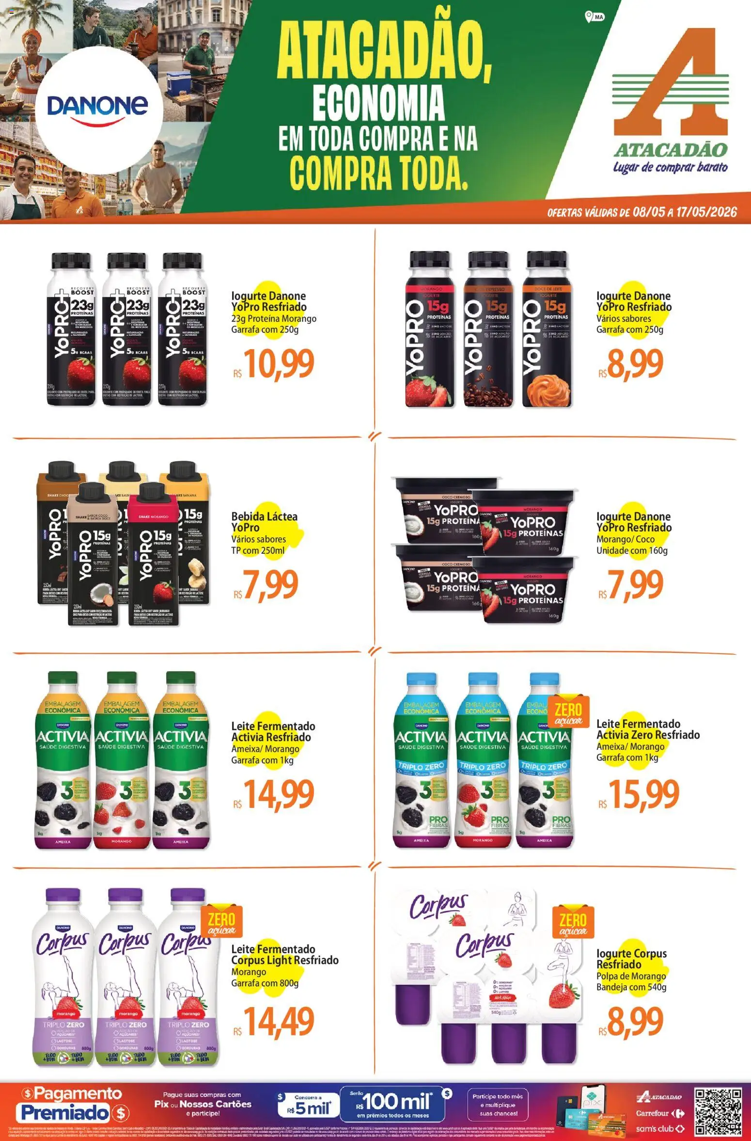 Pré-Visualização do folheto "Atacadão ofertas - MA" da loja Atacadão válido a partir de 08/05/2026