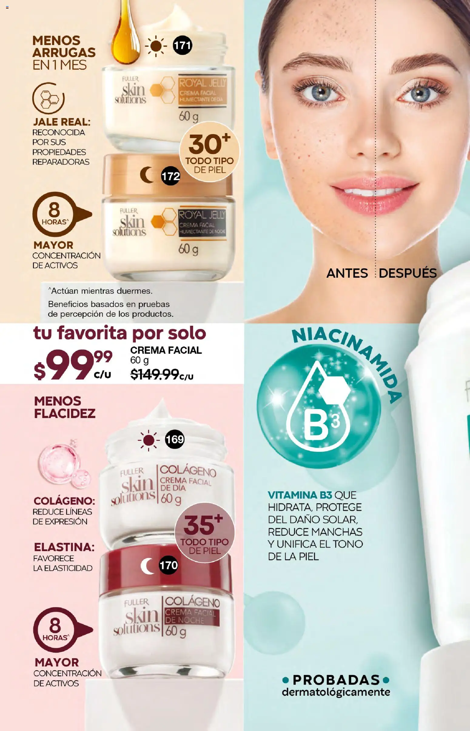 Vista previa las ofertas de la tienda Fuller - Campaña 23 2026 desde el 18/02/2026 - Crema, Crema facial