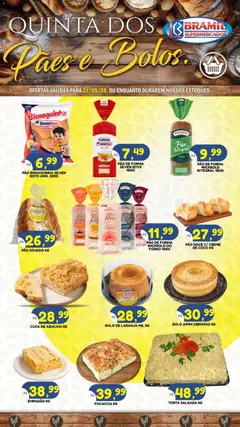 Pré-Visualização do folheto "Bramil Supermercados ofertas Quinta dos Pães e Bolos" da loja Bramil Supermercados válido a partir de 21/05/2026