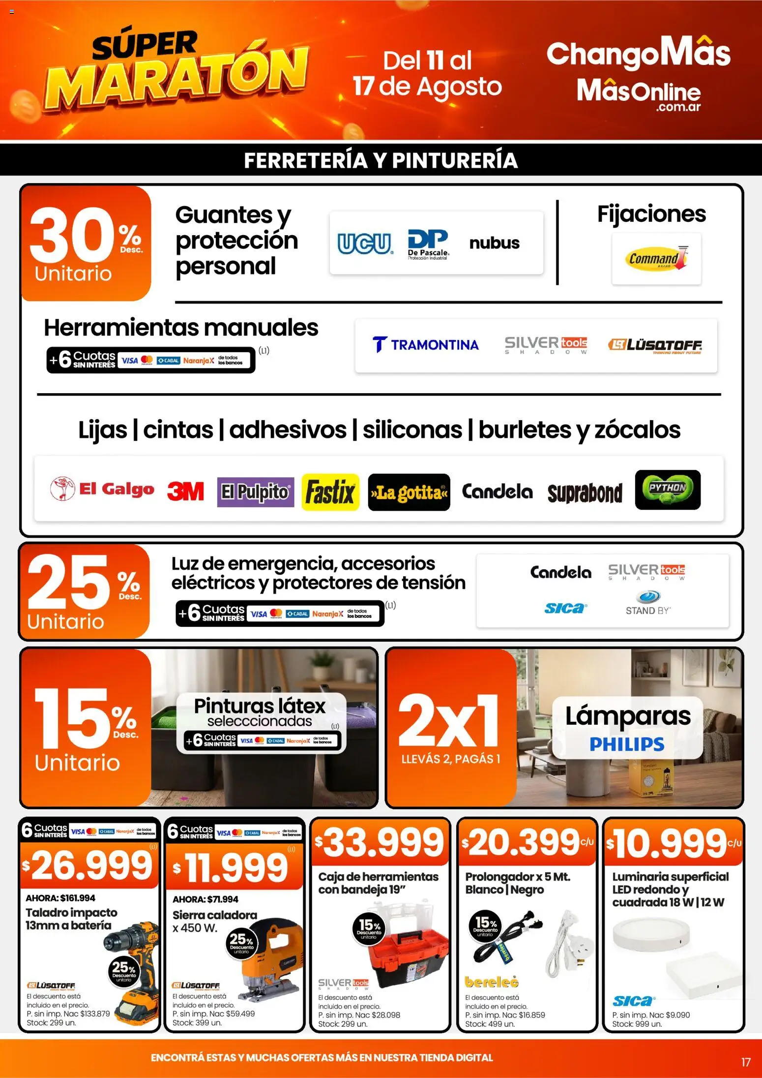 Vista previa del folleto de la tienda Changomas válido desde el 11/08/2026 