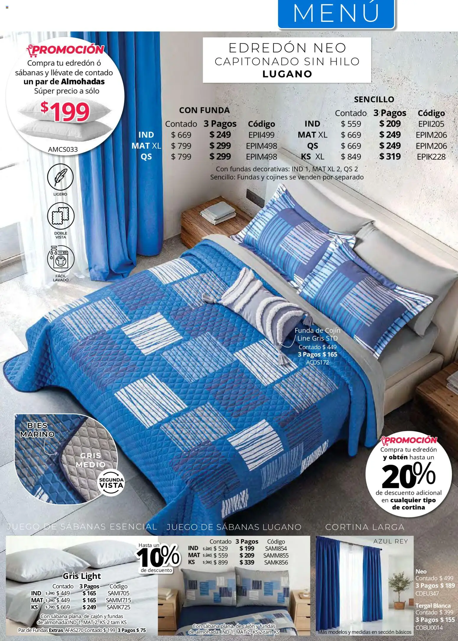 Vista previa las ofertas de la tienda Colchas Concord - Colchas Concord catálogo desde el 01/05/2026 - Juego, Almohada, Sabanas, Funda