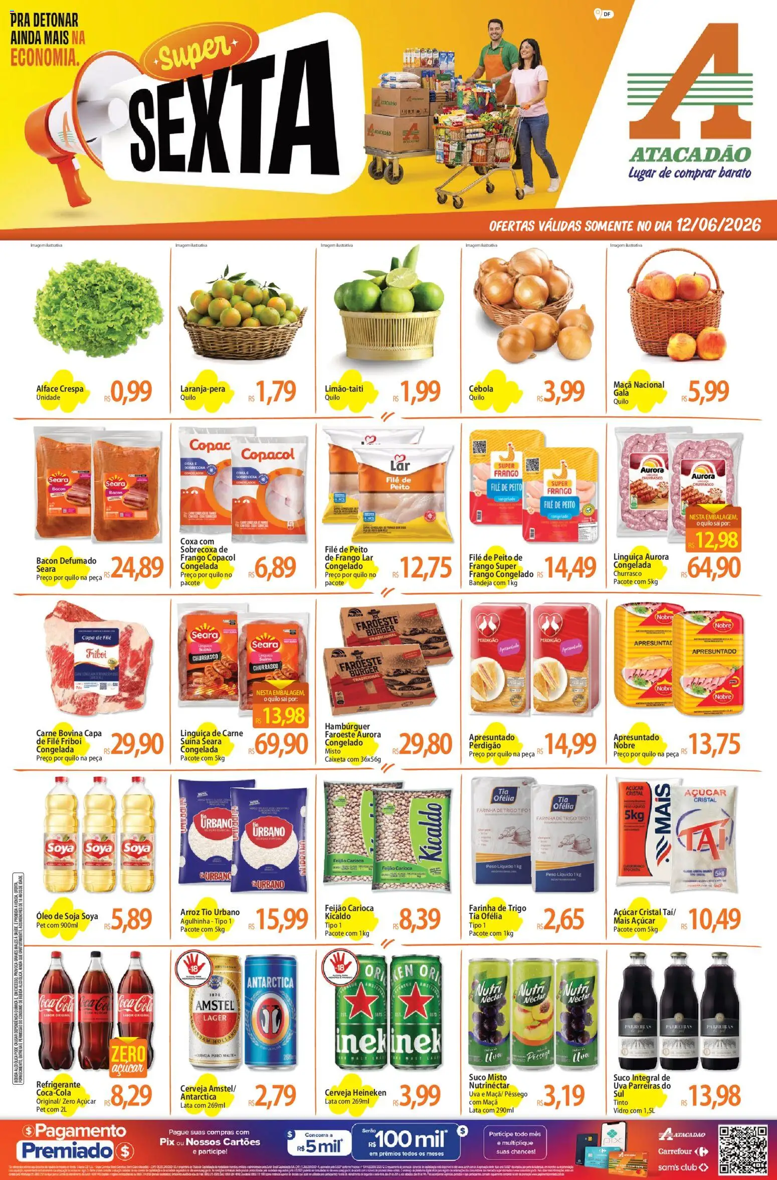 Pré-Visualização do folheto "Atacadão ofertas - DF" da loja Atacadão válido a partir de 12/06/2026