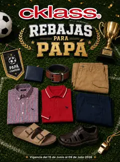Vista previa las ofertas de la tienda Cklass - Cklass catálogo Rebajas para papá desde el 15/06/2026 