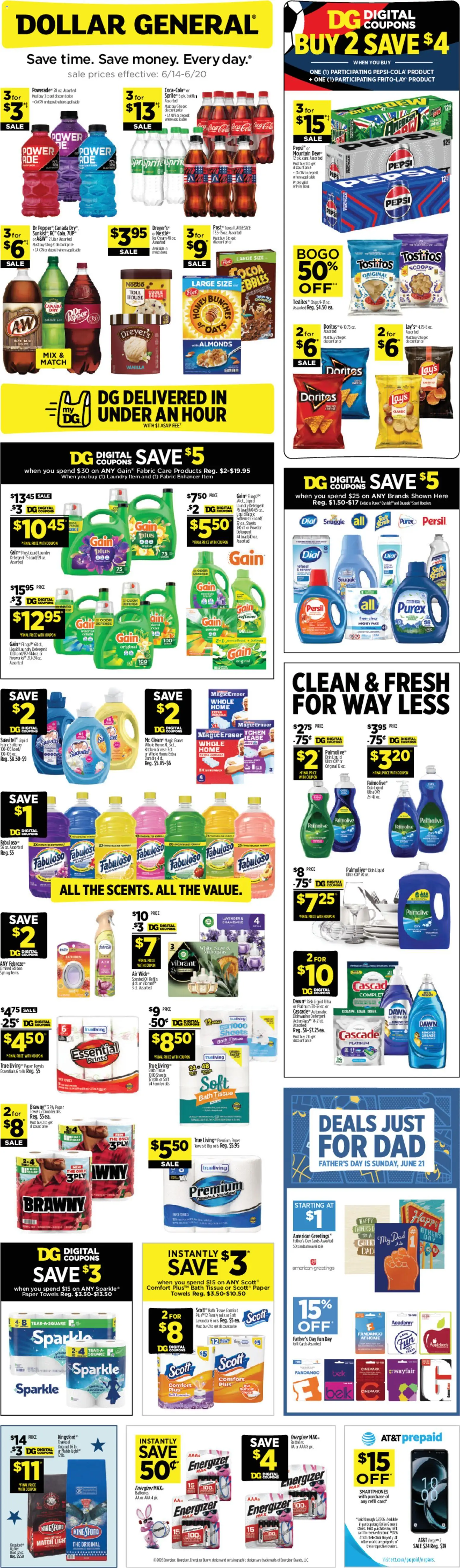 Ad Preview of Dollar General Dollar General Weekly Ad from 06/14/2026
