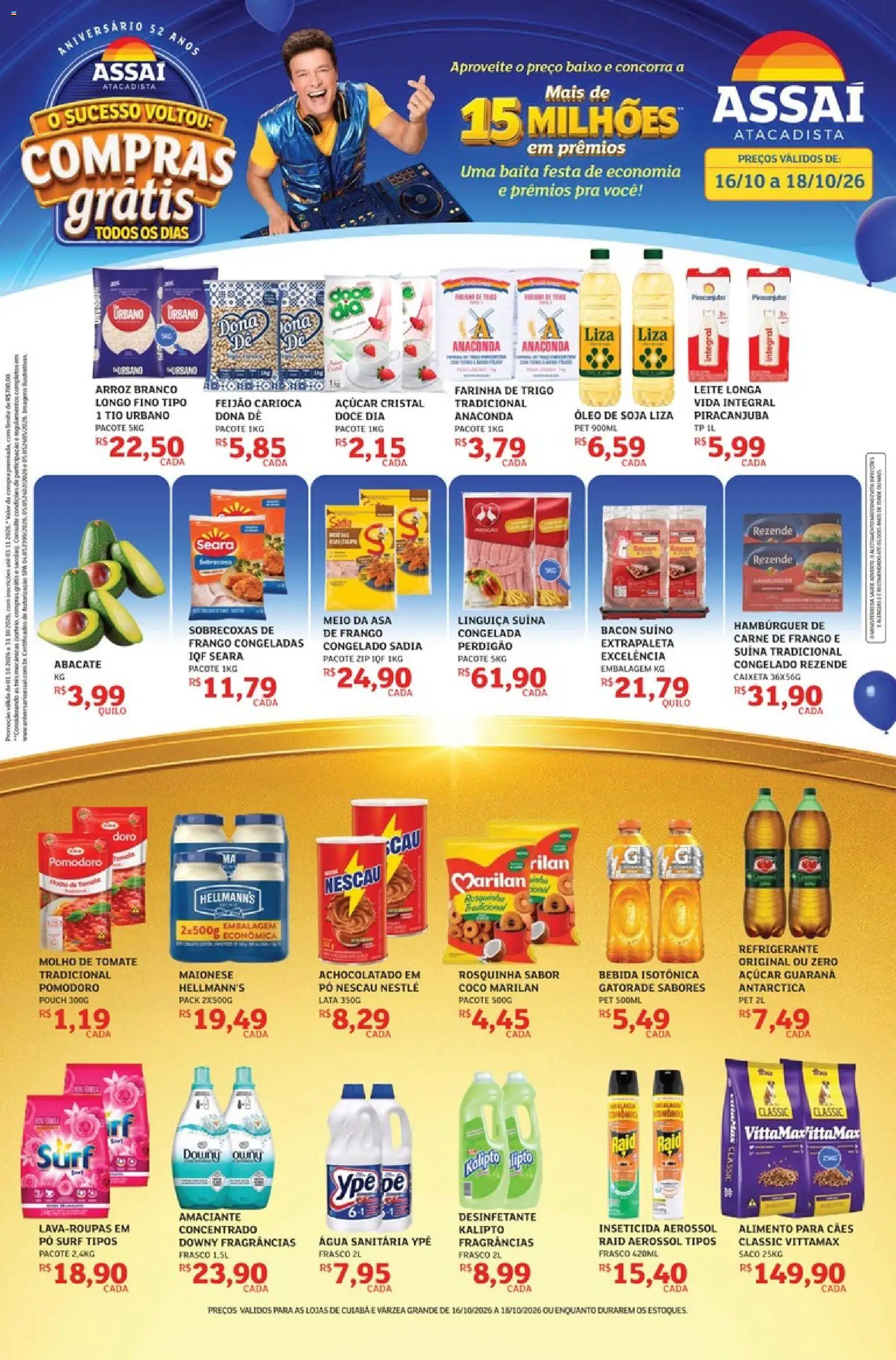 Pré-Visualização do folheto "Assaí Atacadista ofertas - MT" da loja Assaí Atacadista válido a partir de 16/10/2026