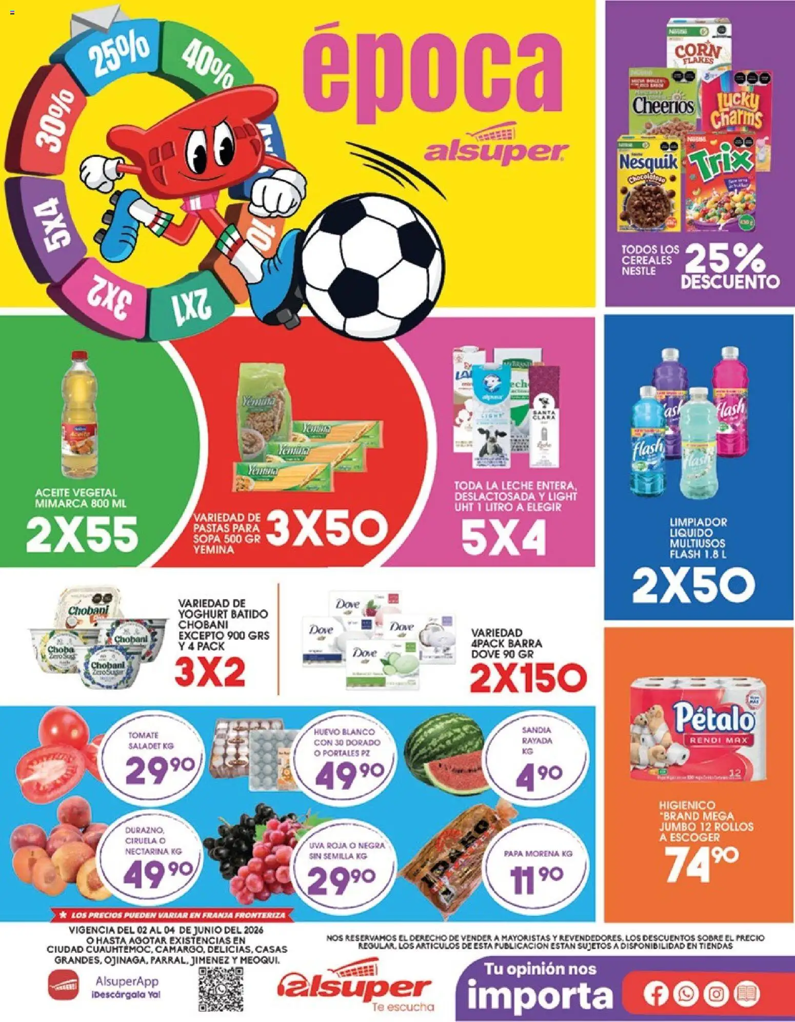 Vista previa las ofertas de la tienda Alsuper - Alsuper folleto Chihuahua Estado desde el 02/06/2026 