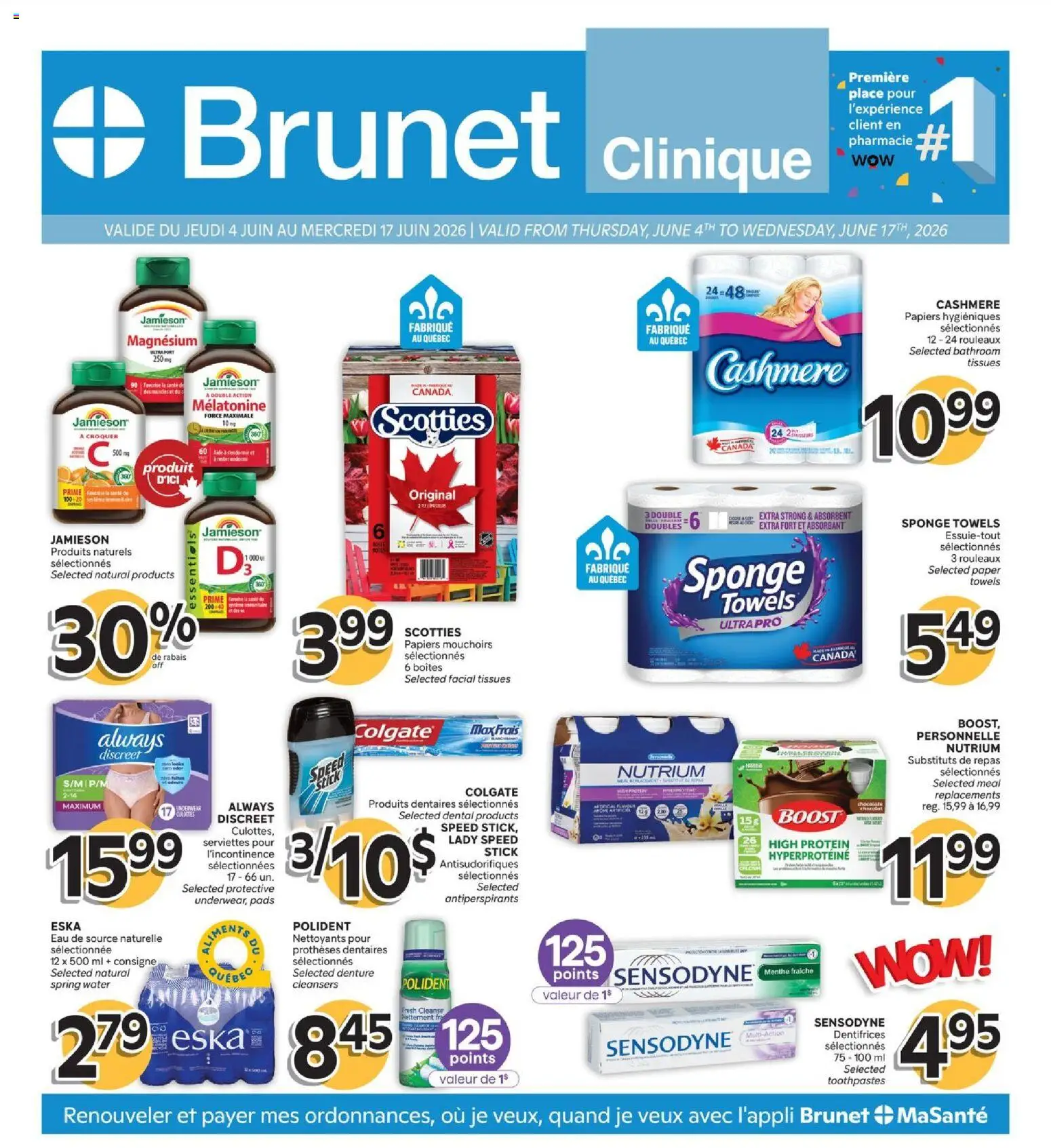 Preview of leaflet Brunet flyer - Clinique from shop Brunet is valid from Jun 04, 2026