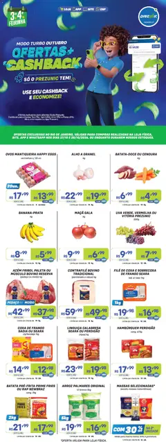 Pré-Visualização do folheto "Prezunic ofertas" da loja Prezunic válido a partir de 27/10/2026