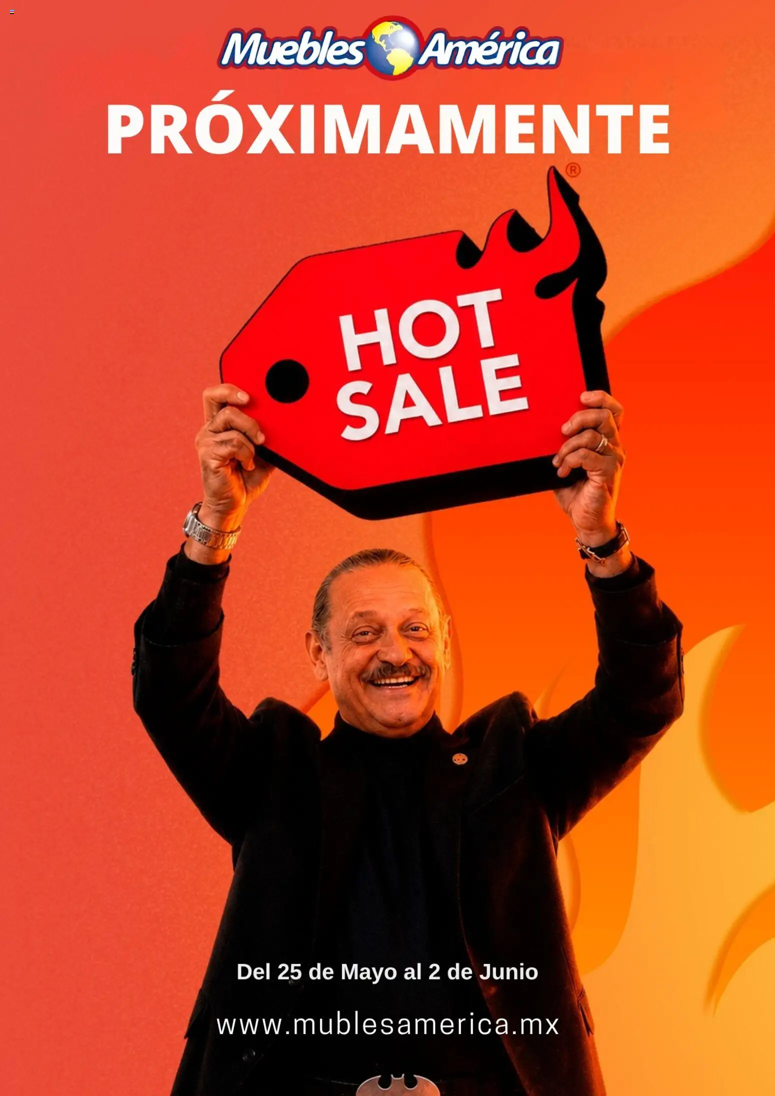 Vista previa las ofertas de la tienda Muebles America - Muebles America Hot Sale aviso desde el 20/05/2026 