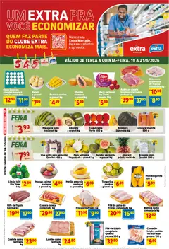 Pré-Visualização do folheto "Extra ofertas de Mercado Terça e Quinta" da loja Extra válido a partir de 19/05/2026