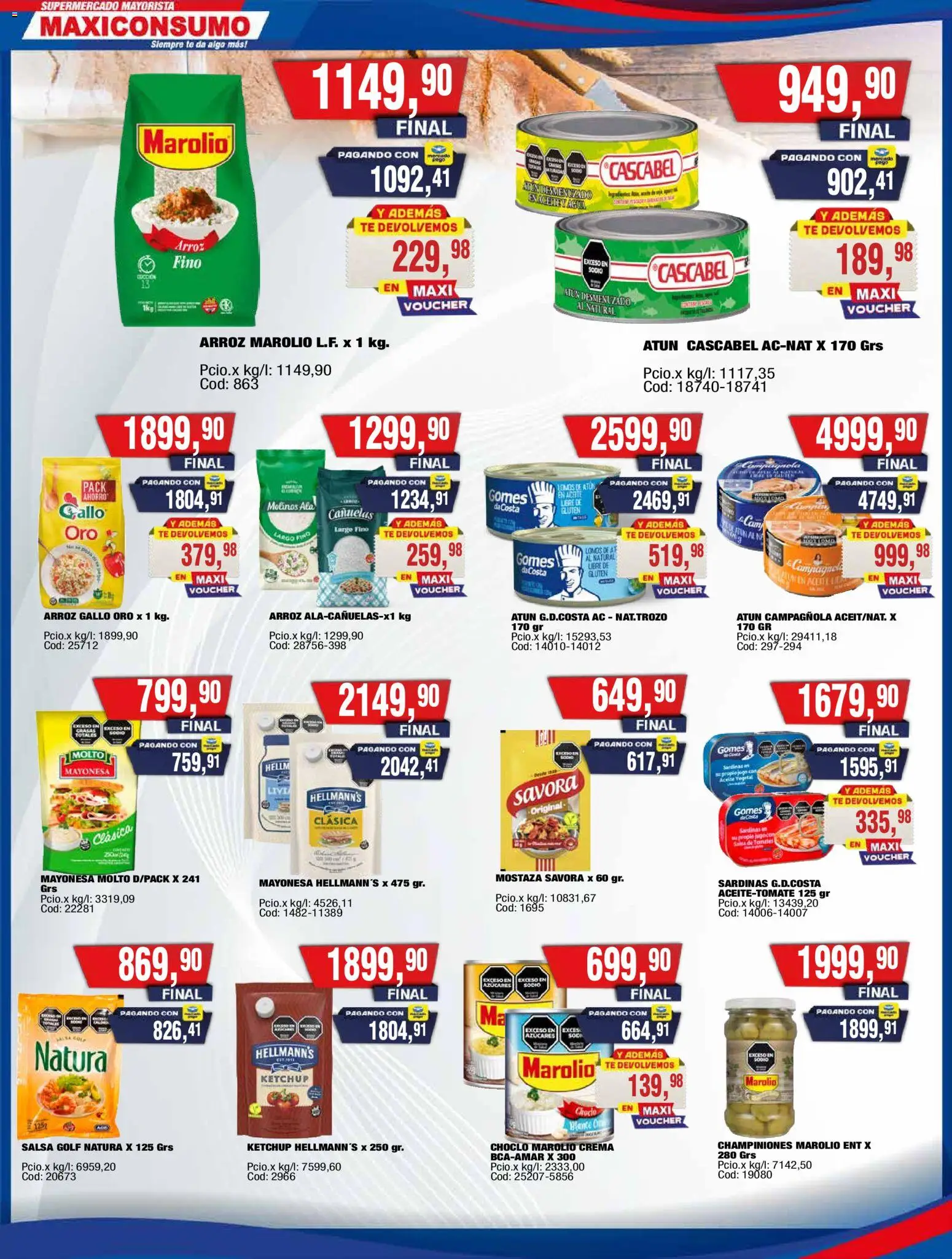 Vista previa del folleto de la tienda Maxiconsumo válido desde el 07/09/2026 