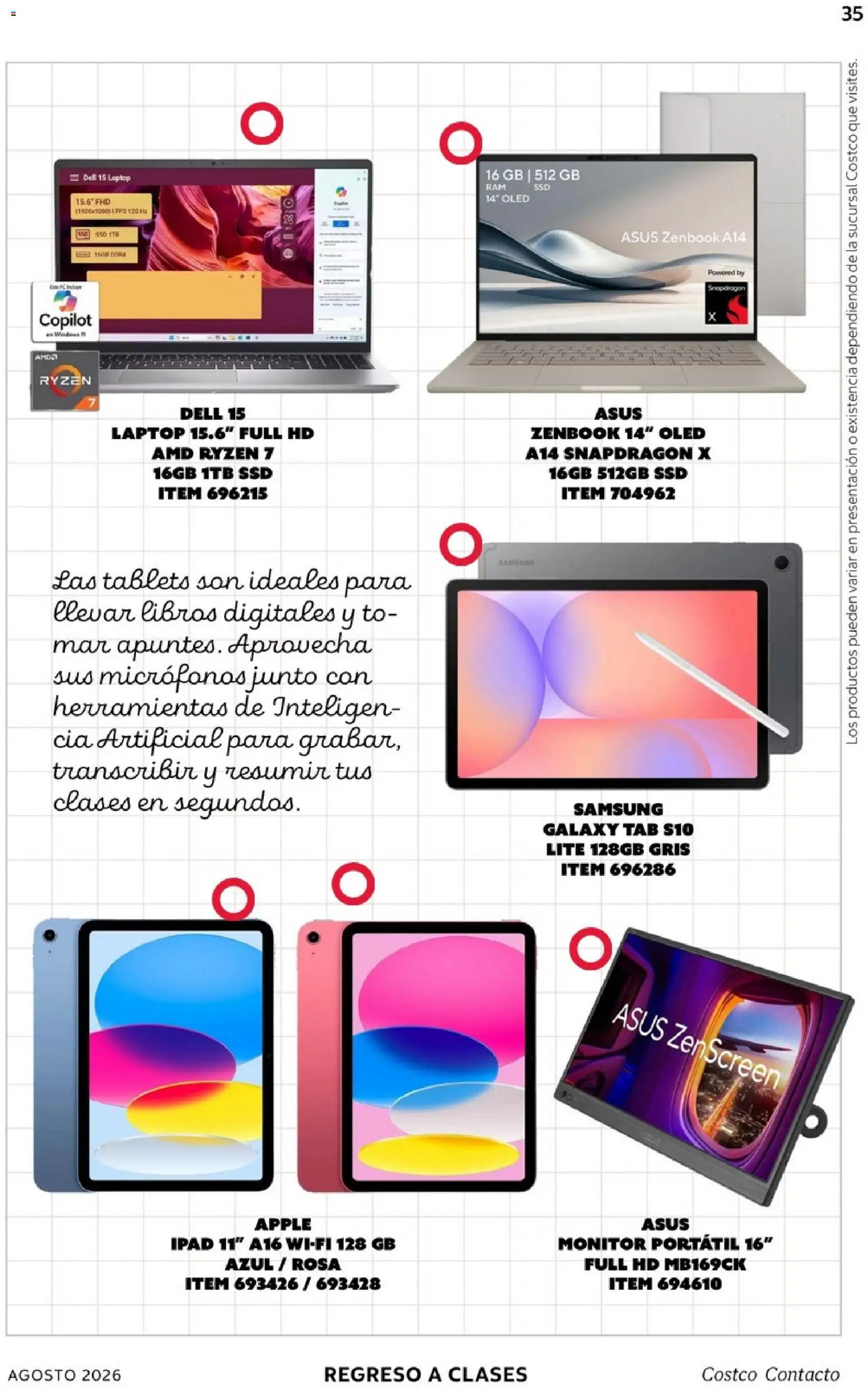 Vista previa las ofertas de la tienda Costco - Costco catálogo Agosto desde el 01/08/2026 