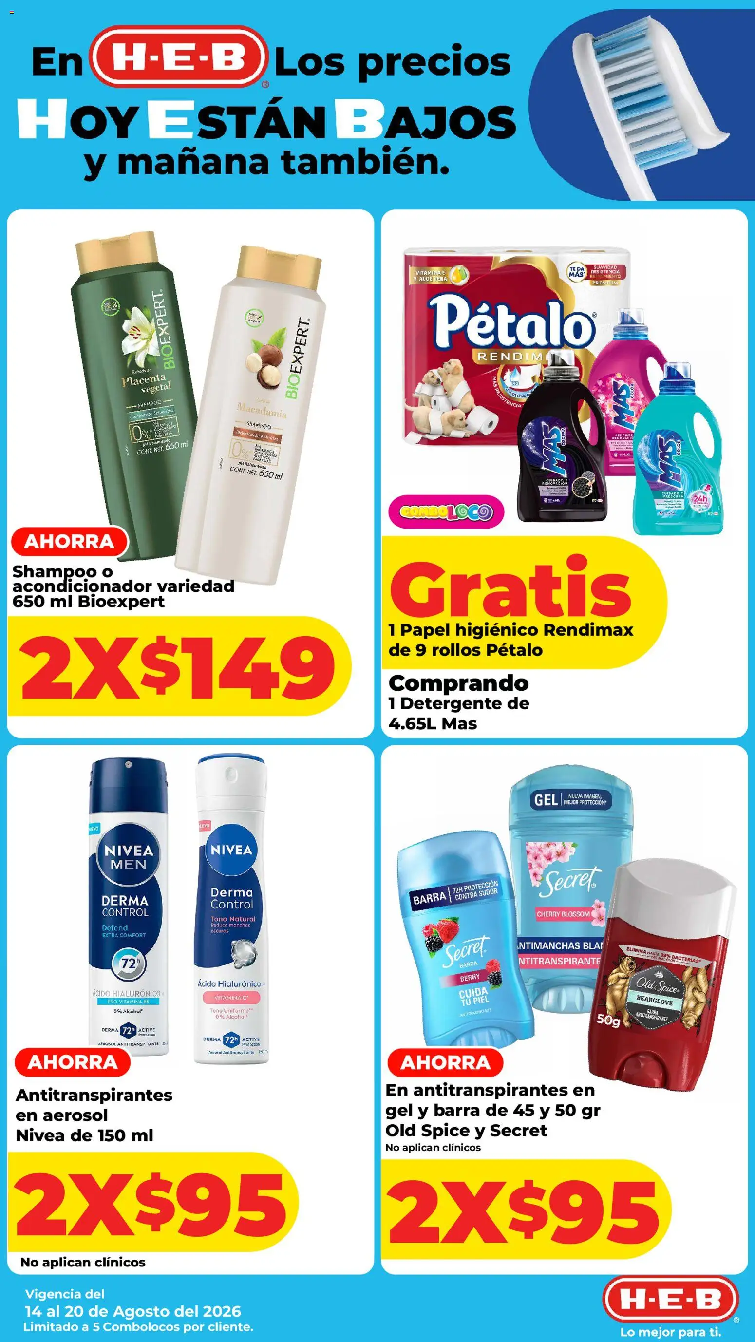 Vista previa las ofertas de la tienda H-E-B - H-E-B folleto desde el 14/08/2026 