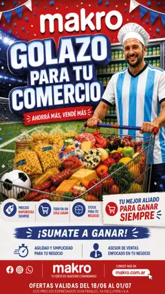 Vista previa del folleto de la tienda Makro válido desde el 18/06/2026 
