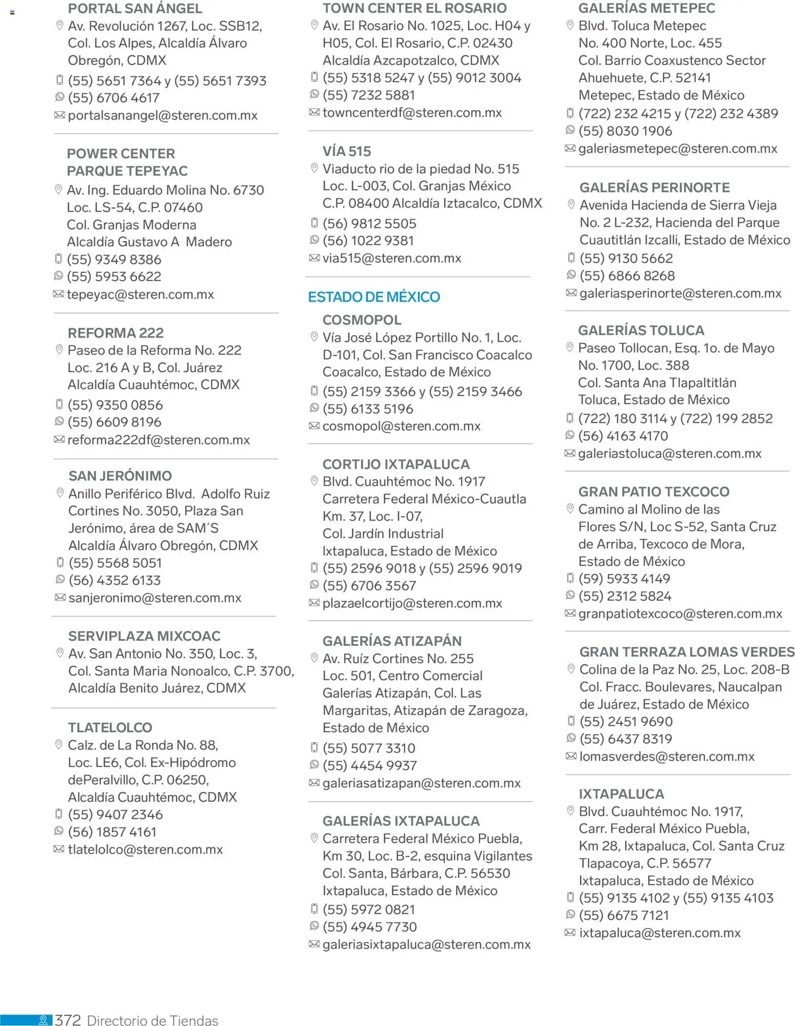 Vista previa las ofertas de la tienda Steren - Catálogo desde el 01/01/2026 