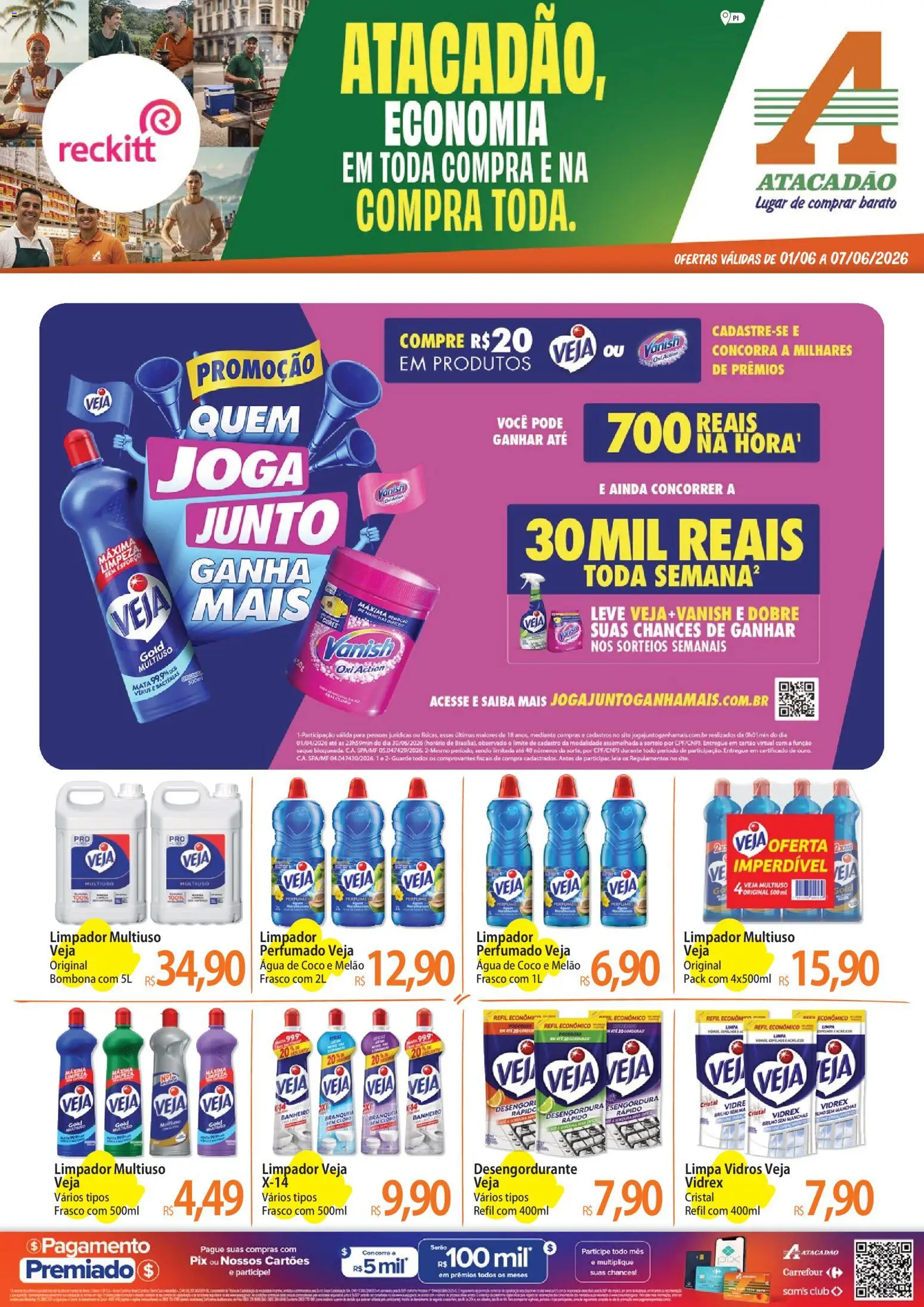 Pré-Visualização do folheto "Atacadão ofertas - PI" da loja Atacadão válido a partir de 01/06/2026