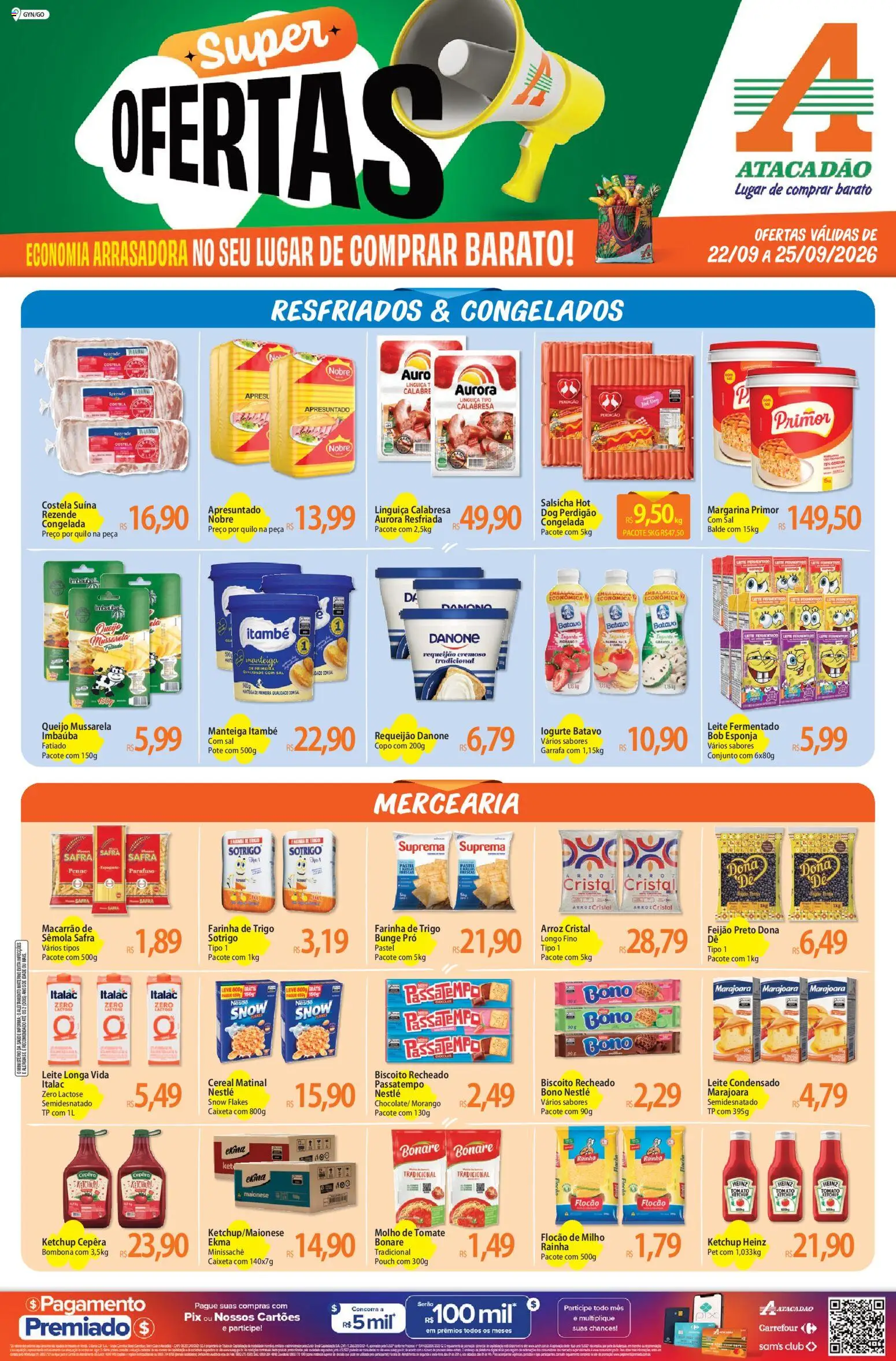Pré-Visualização do folheto "Atacadão ofertas - GO" da loja Atacadão válido a partir de 22/09/2026