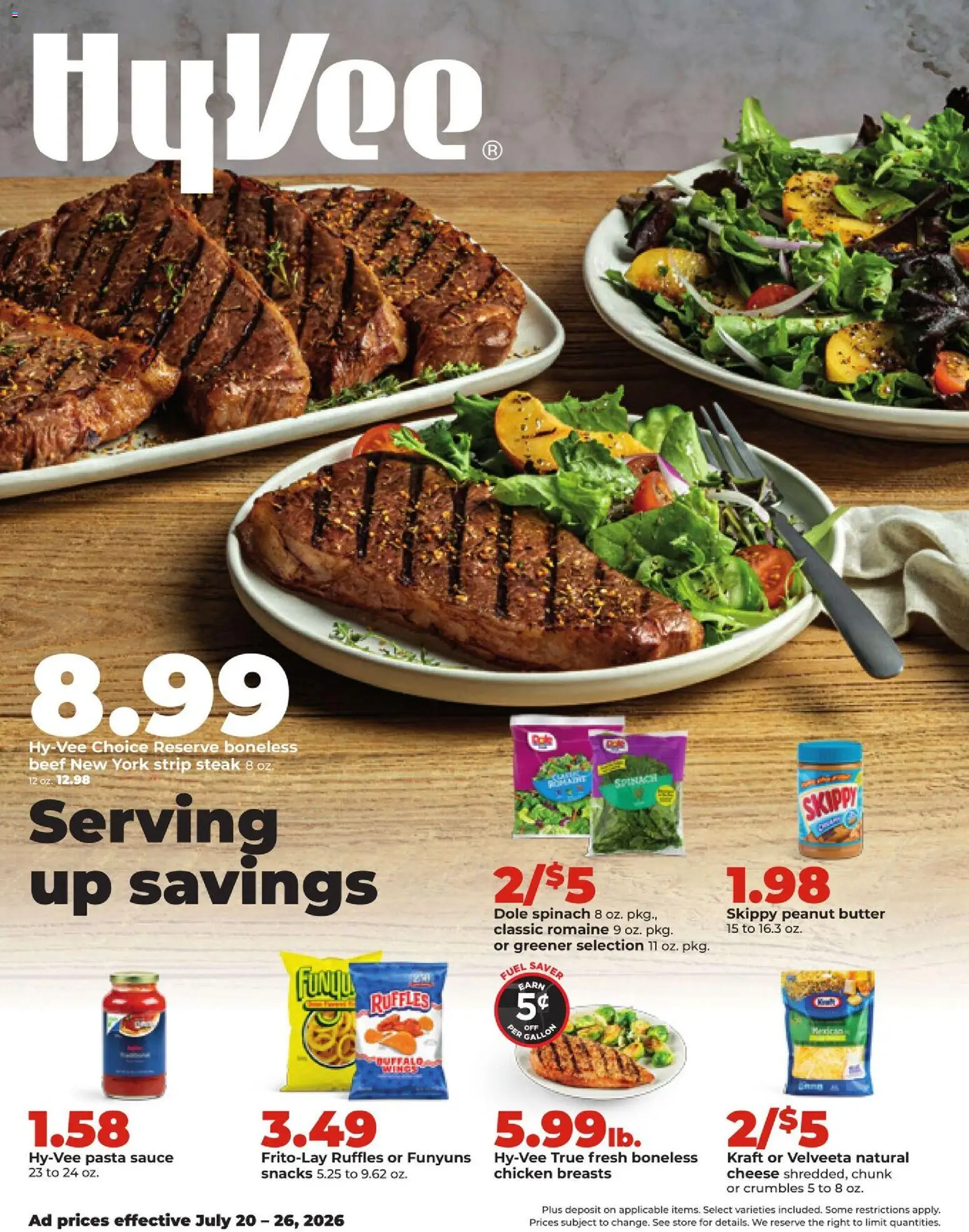 Ad Preview of HyVee HyVee Weekly Ad from 07/20/2026
