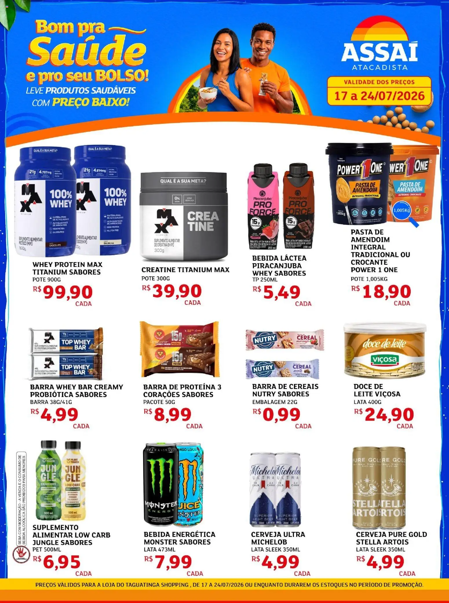 Pré-Visualização do folheto "Assaí Atacadista ofertas - DF" da loja Assaí Atacadista válido a partir de 17/07/2026