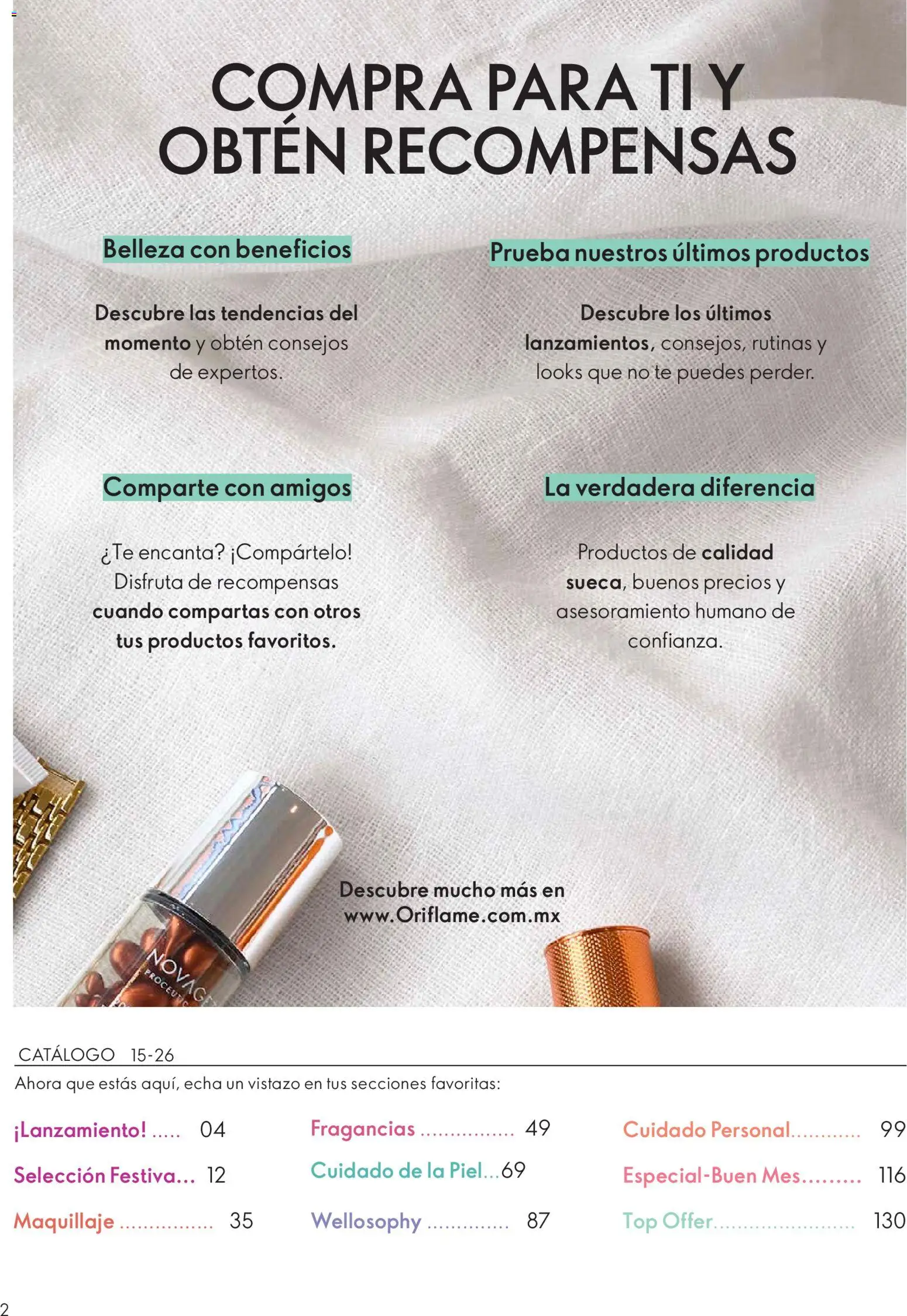 Vista previa las ofertas de la tienda Oriflame - Oriflame Buen Mes desde el 24/10/2026 