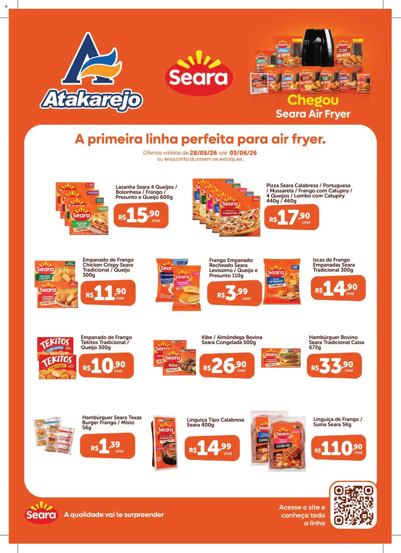 Pré-Visualização do folheto "Atakarejo ofertas Seara" da loja Atakarejo válido a partir de 28/05/2026