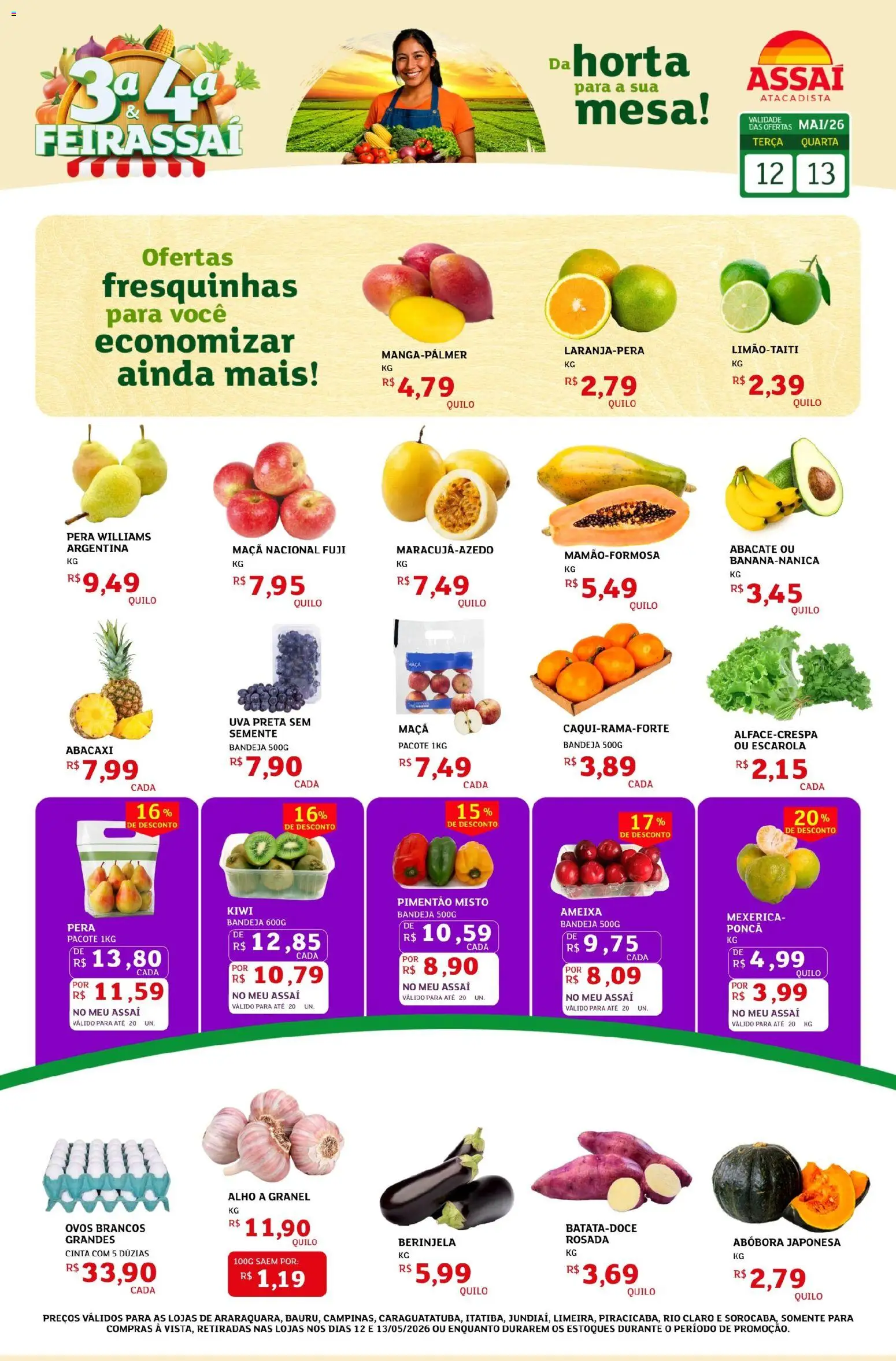 Pré-Visualização do folheto "Assaí Atacadista ofertas - SP" da loja Assaí Atacadista válido a partir de 12/05/2026